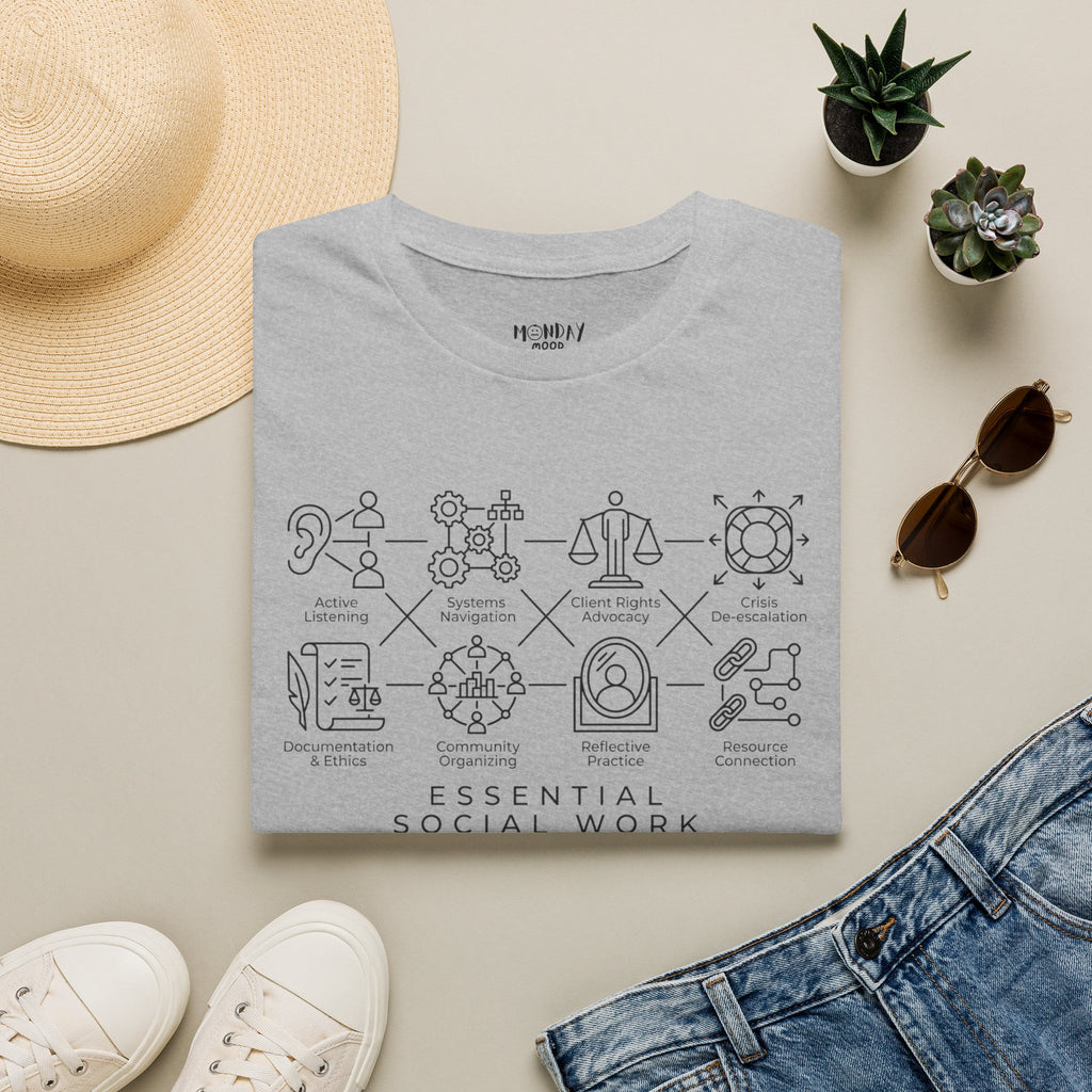 Essential Social Work Grid T-Shirt