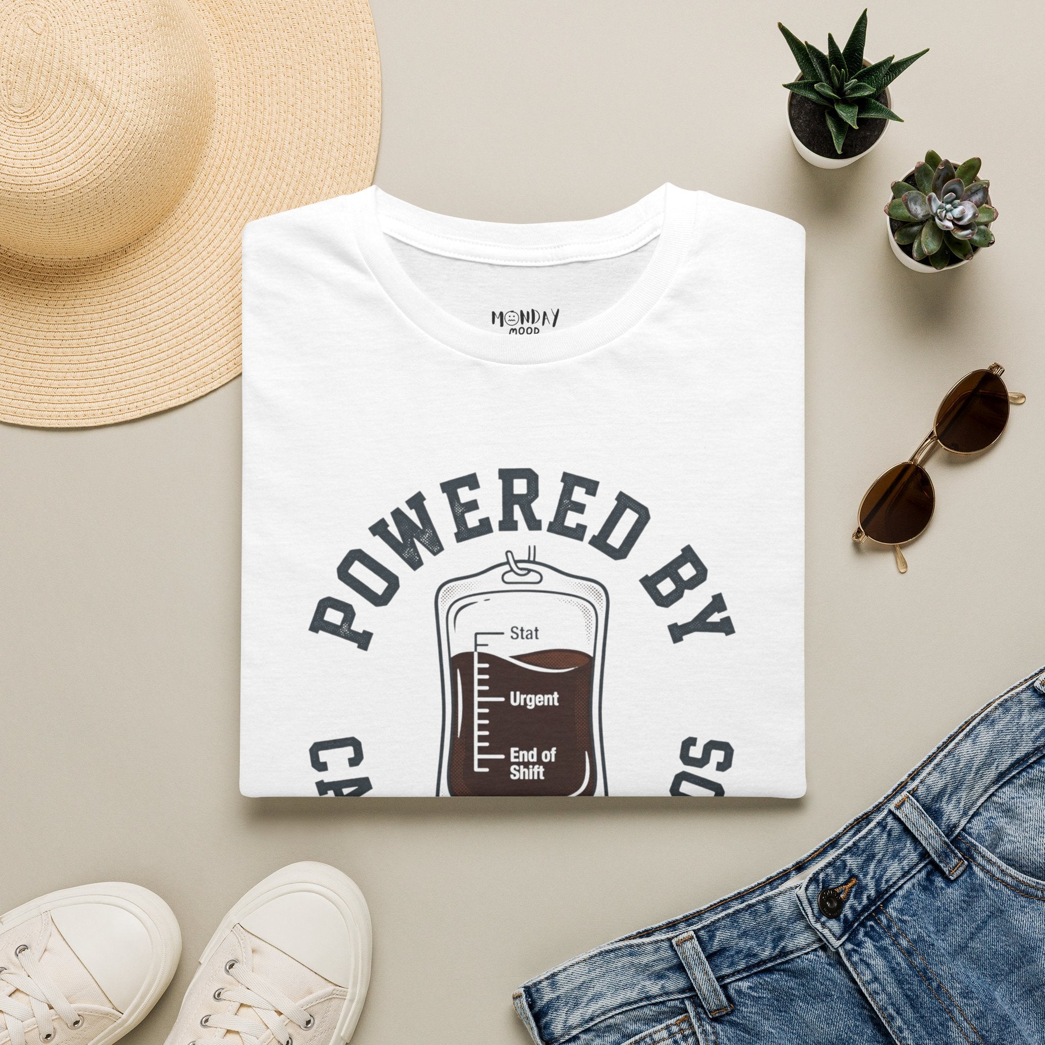 Powered By Caffeine & Chaos T-Shirt