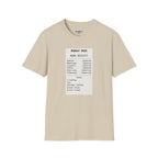 Work Receipt T-Shirt