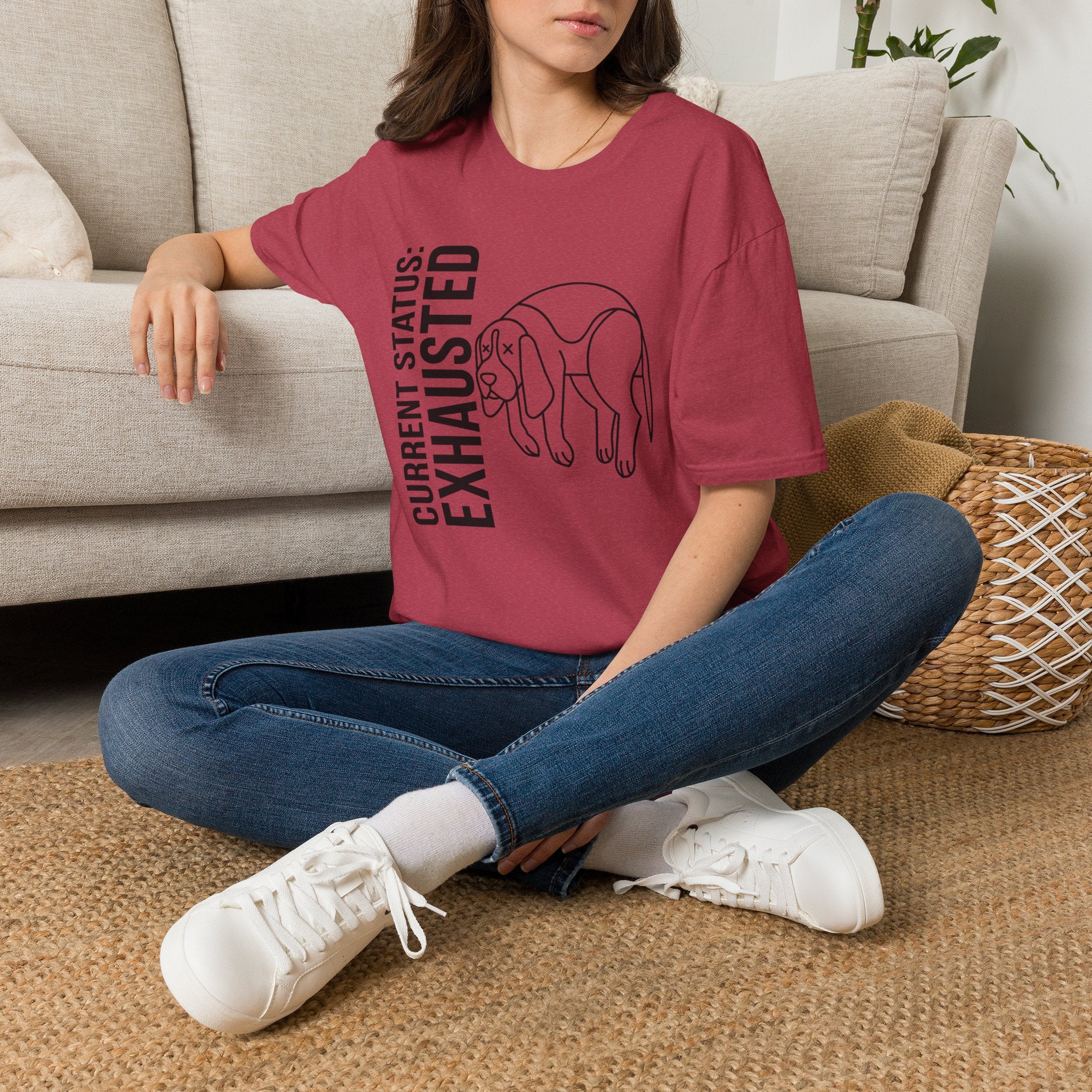 Current Status Exhausted T-Shirt