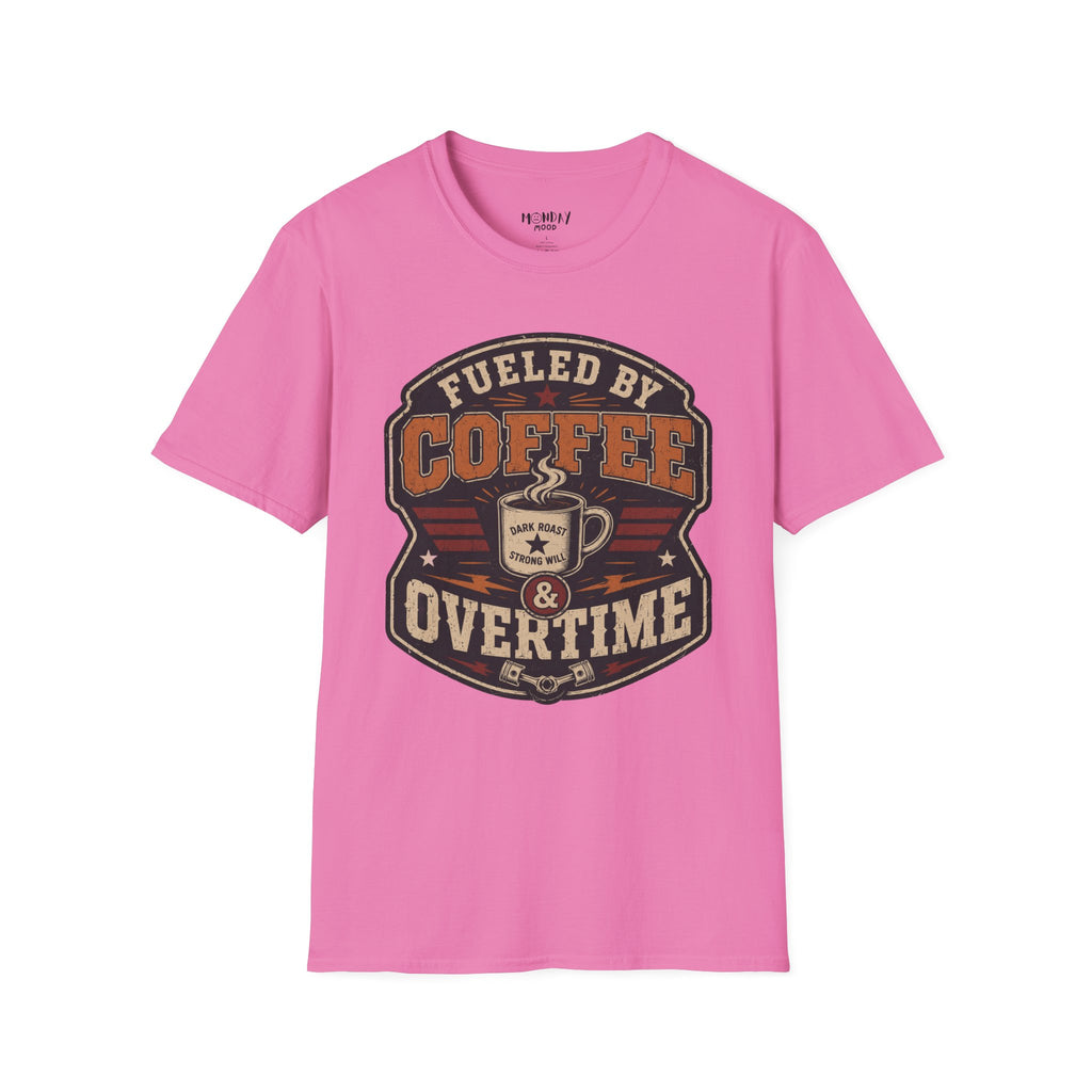 Fueled By Coffee Overtime T-Shirt