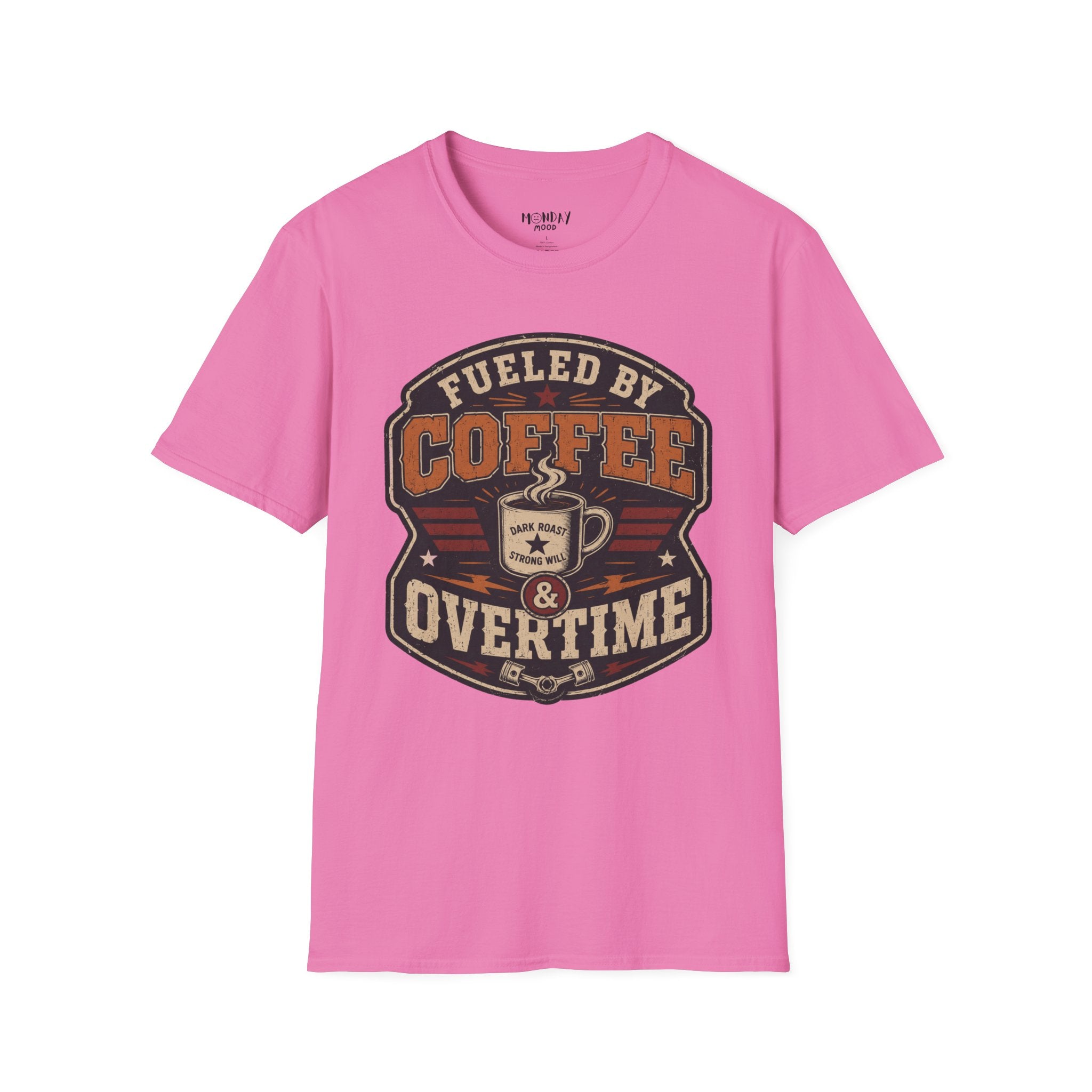 Fueled By Coffee Overtime T-Shirt