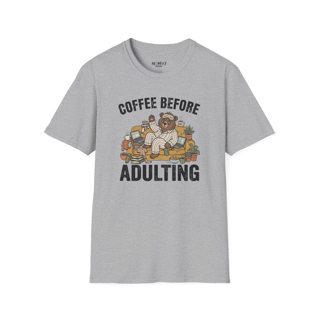 Coffee Before Adulting T-Shirt