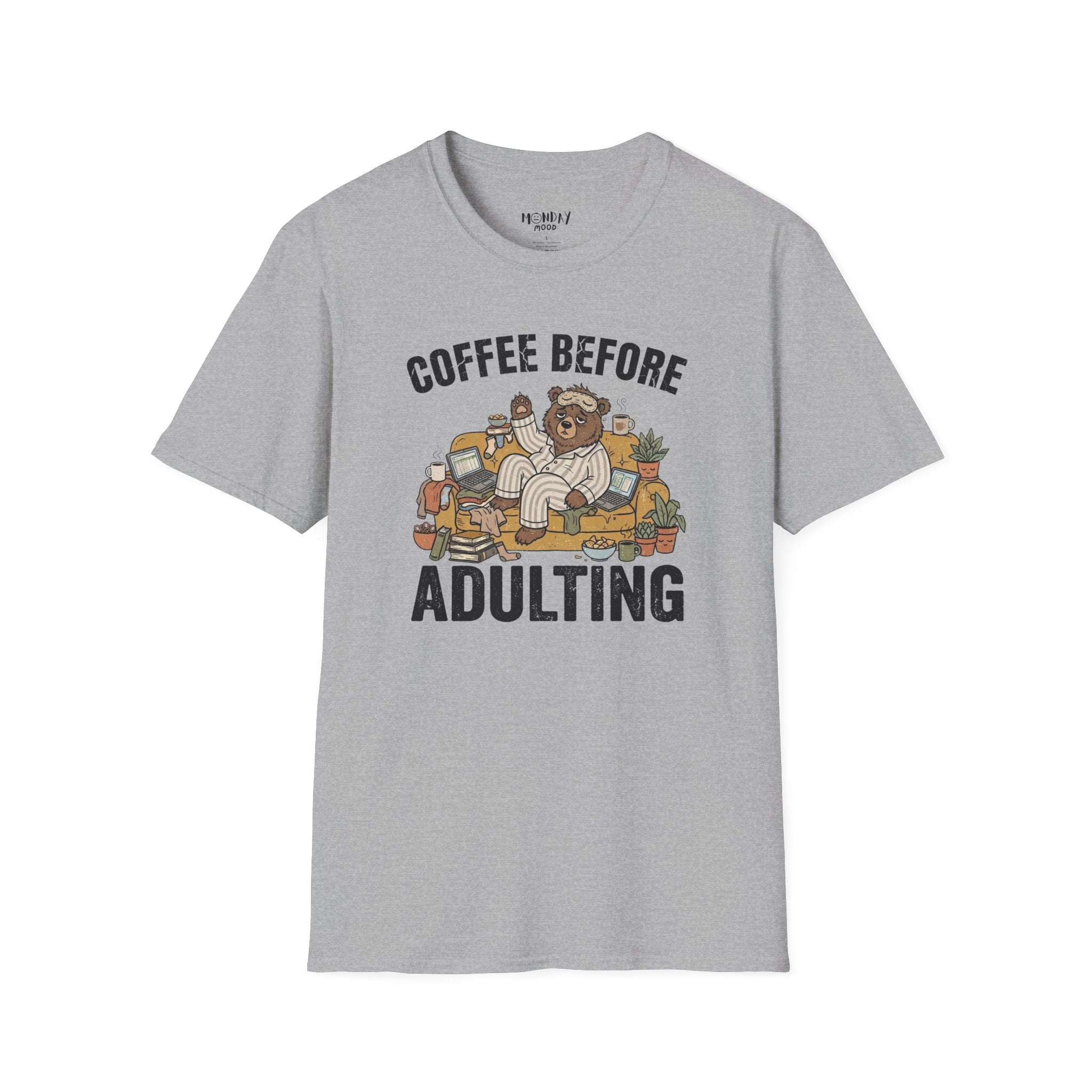 Coffee Before Adulting T-Shirt