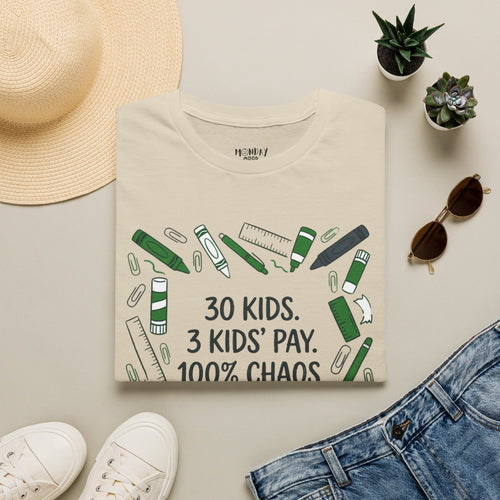 30 Kids. 3 Kids' Pay. 100% Chaos T-Shirt