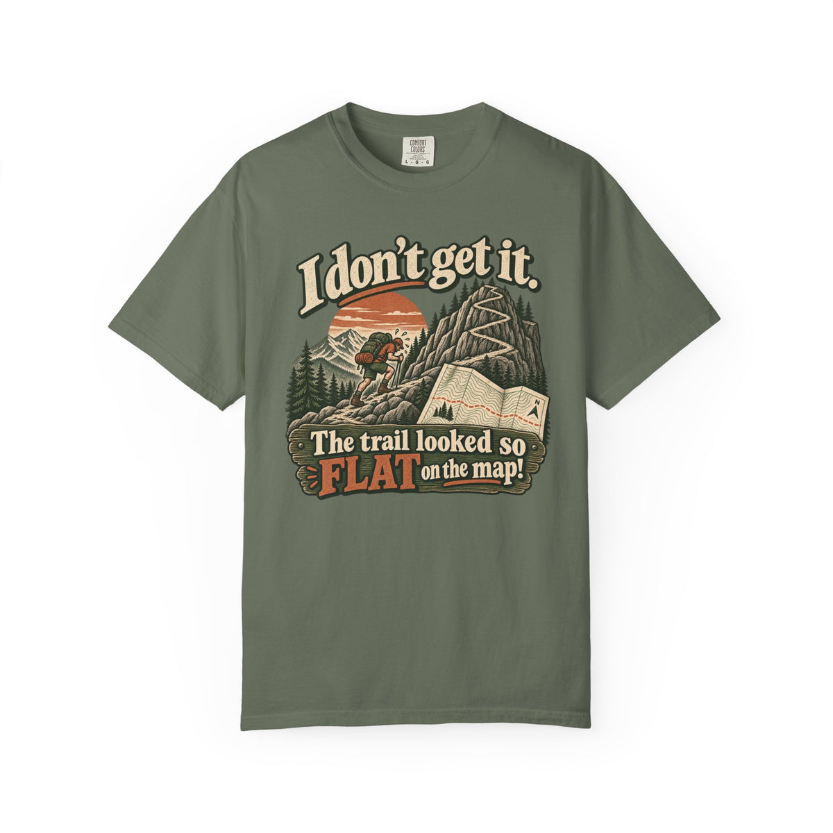Flat On Map T-Shirt