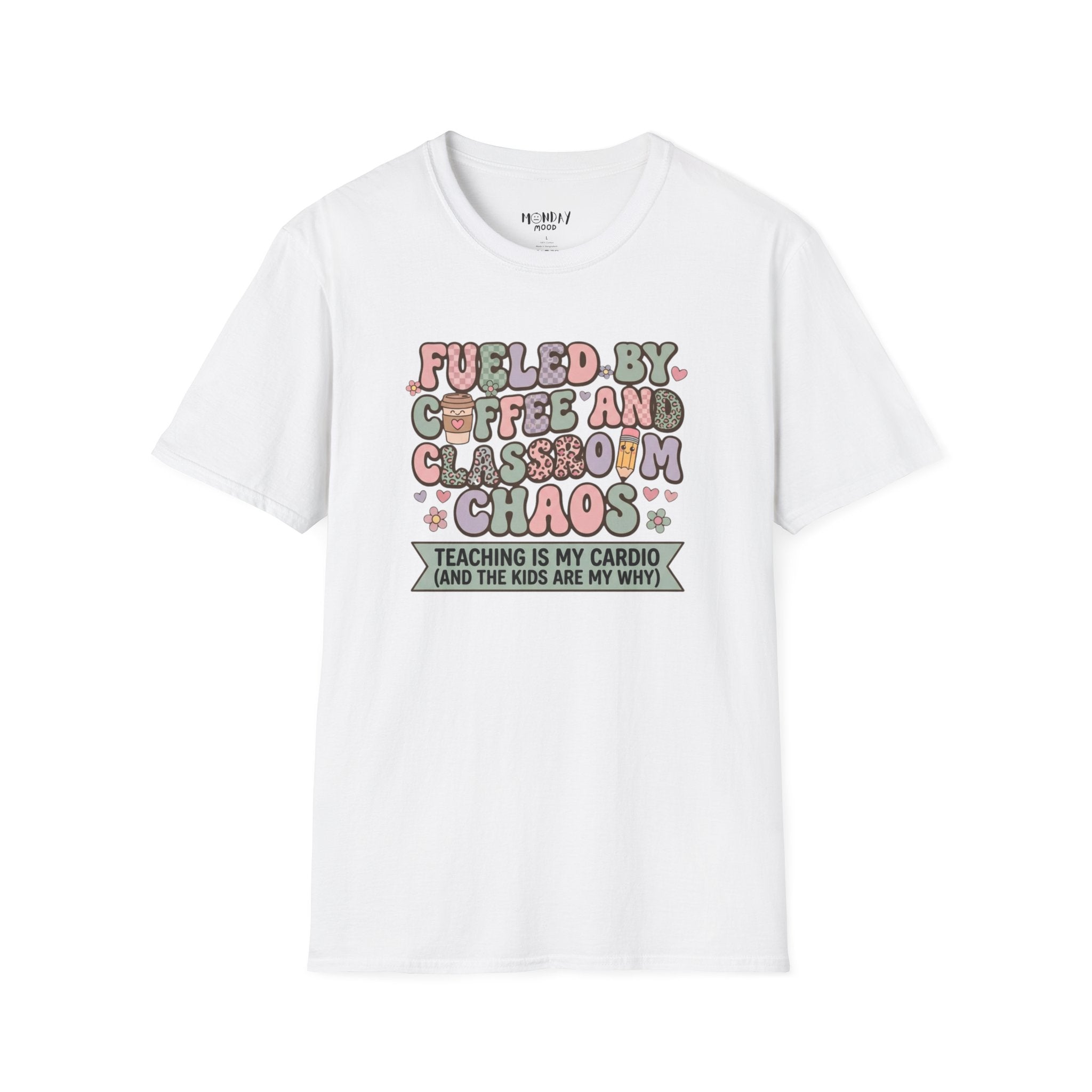 Fueled By Coffee And Classroom Chaos T-Shirt