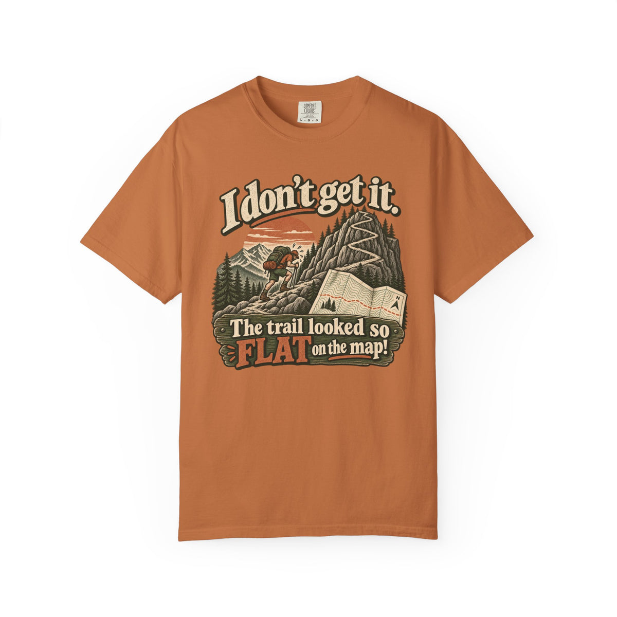 Flat On Map T-Shirt