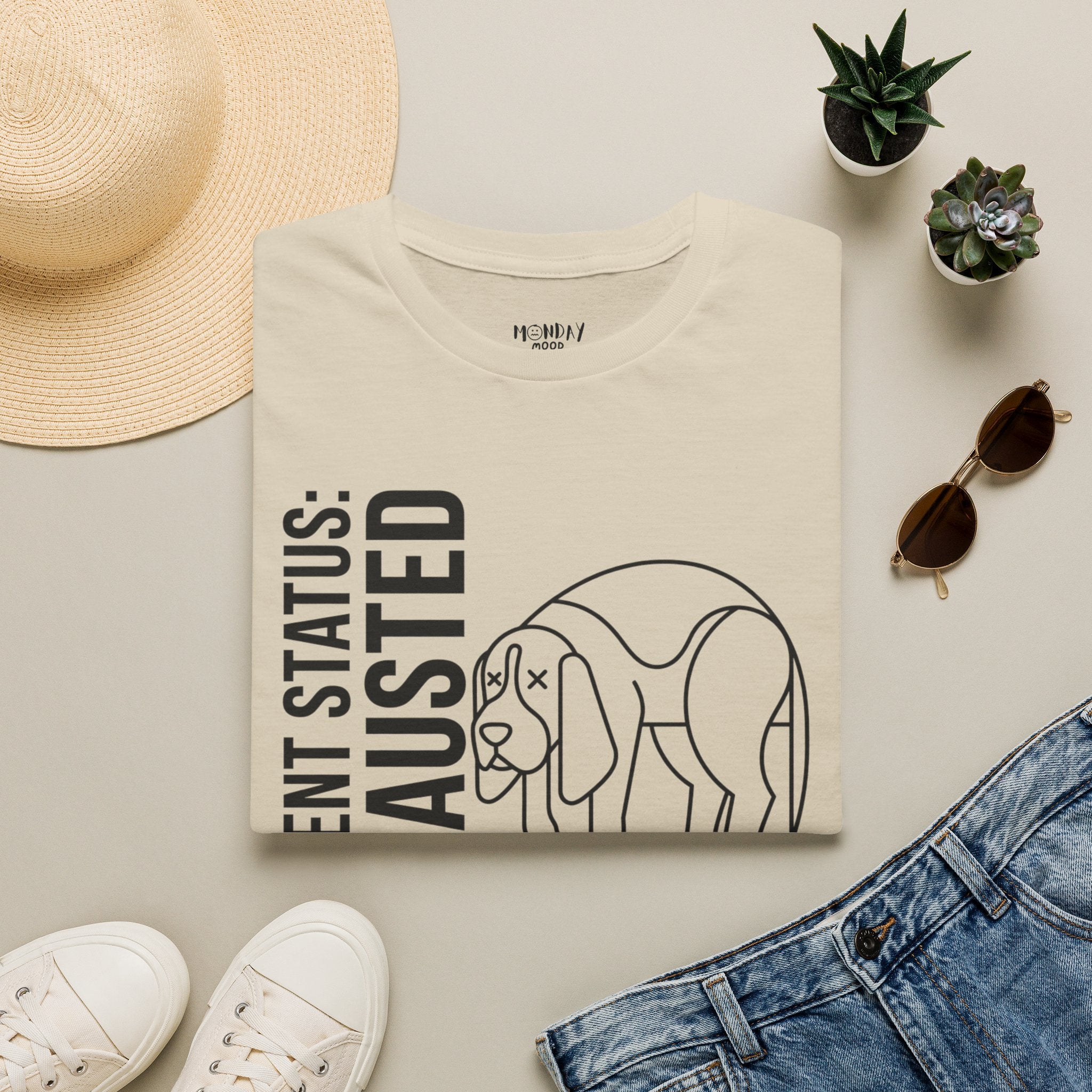 Current Status Exhausted T-Shirt