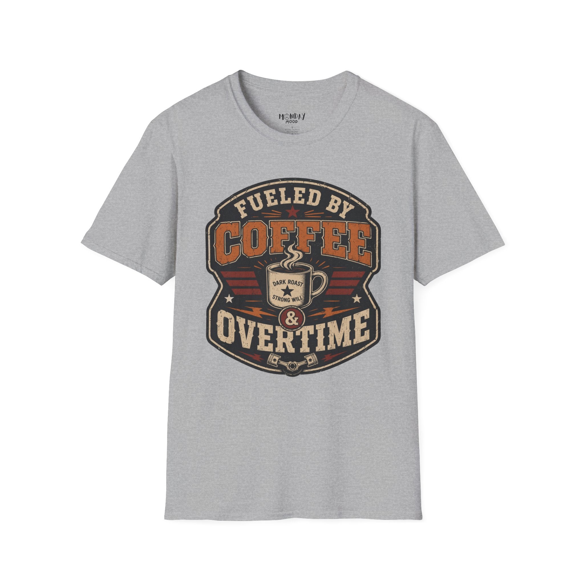 Fueled By Coffee Overtime T-Shirt