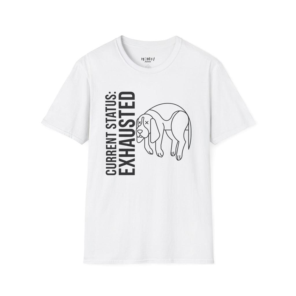 Current Status Exhausted T-Shirt