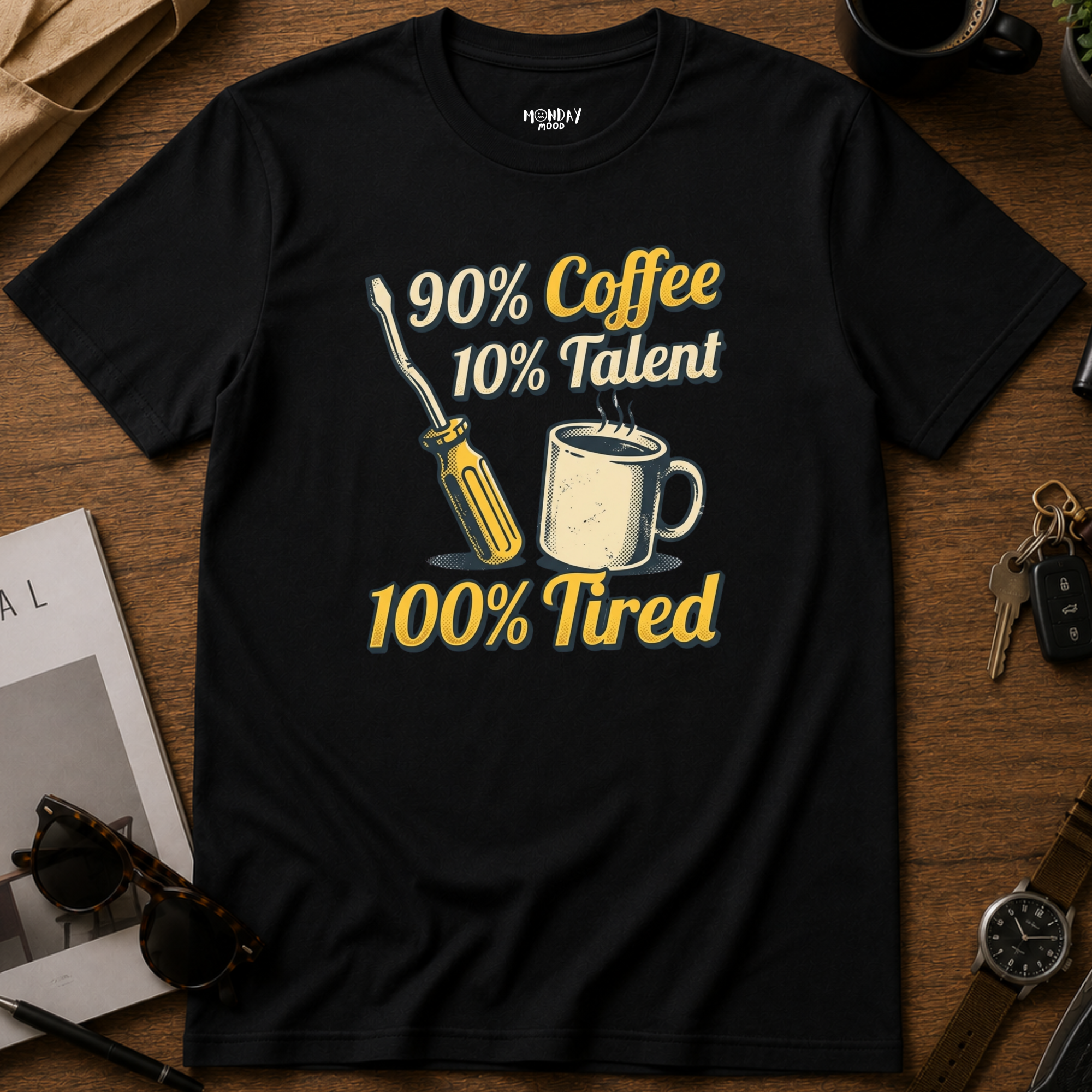 90% Coffee T-Shirt
