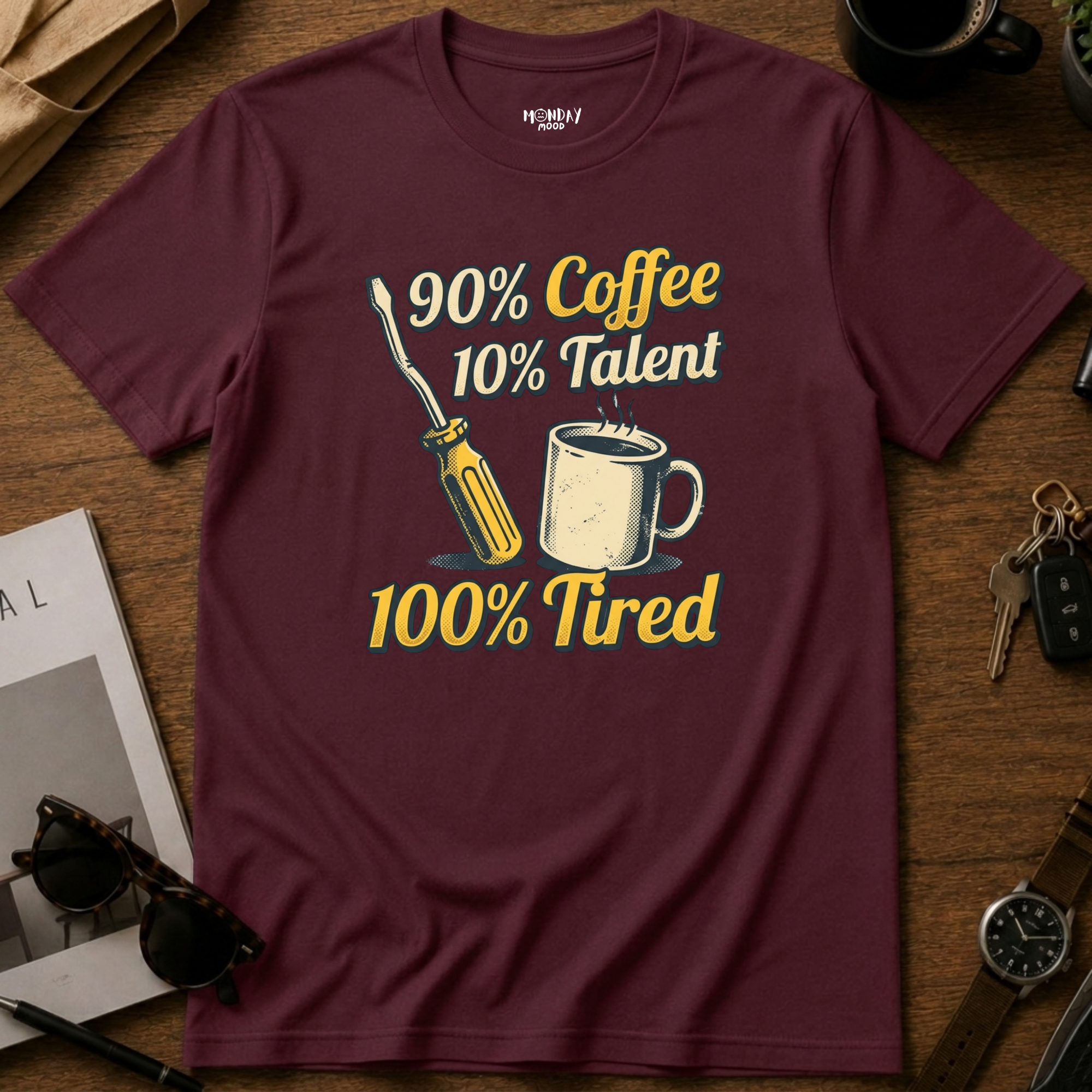 90% Coffee T-Shirt
