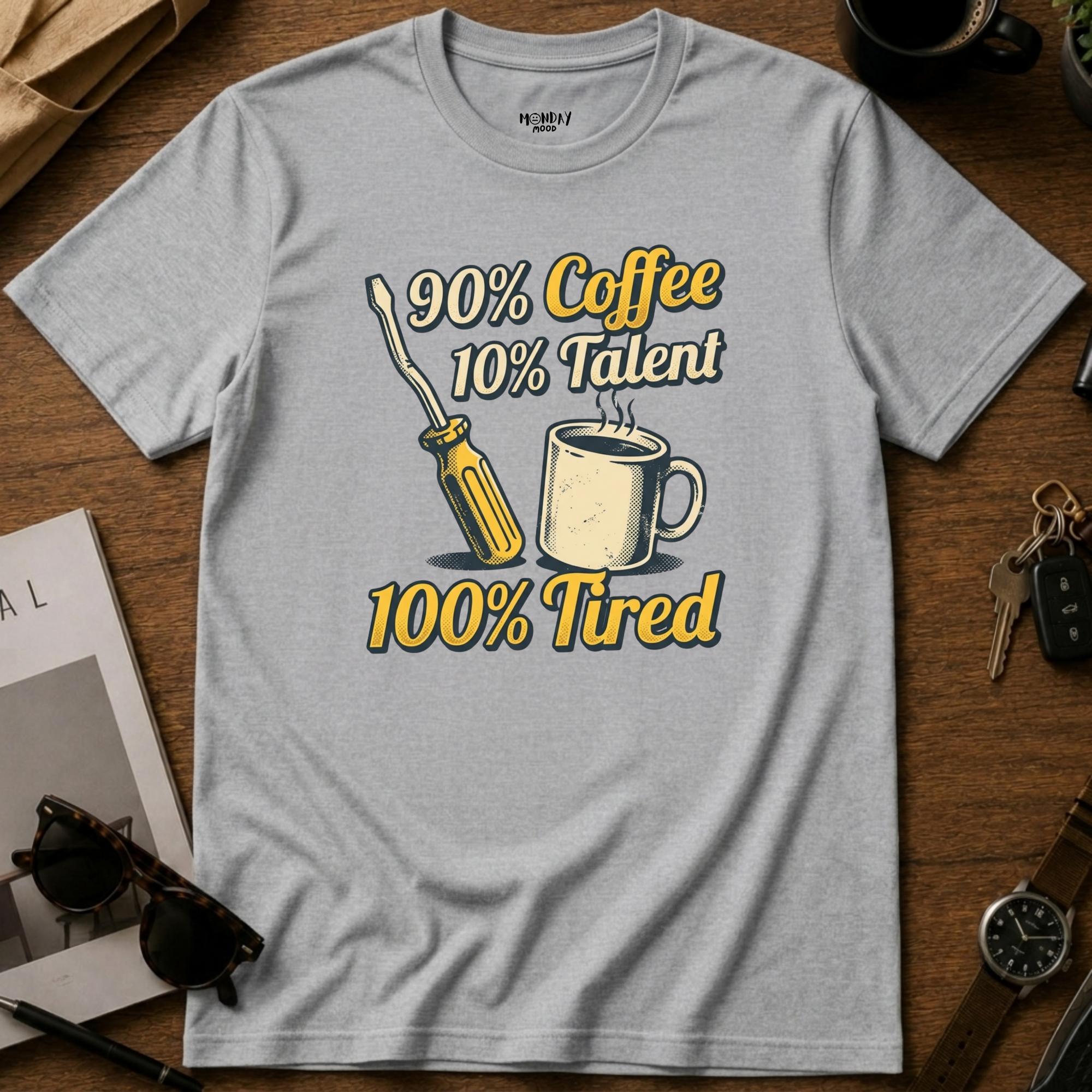 90% Coffee T-Shirt