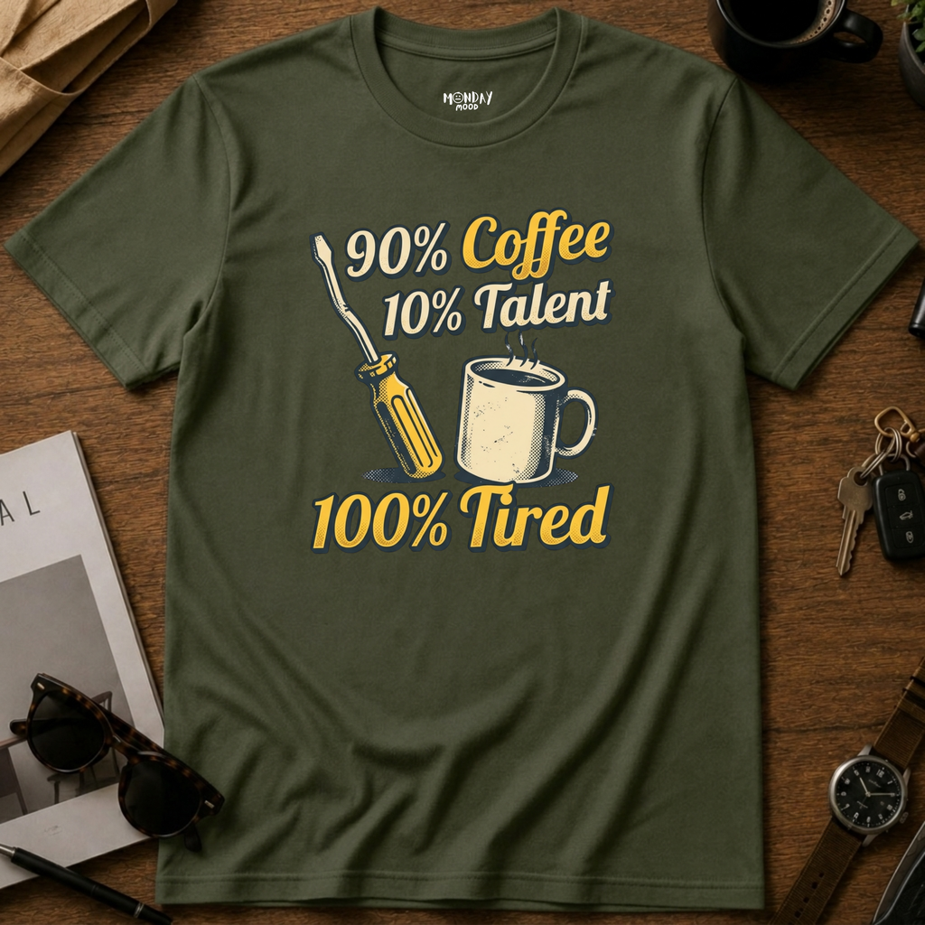 90% Coffee T-Shirt