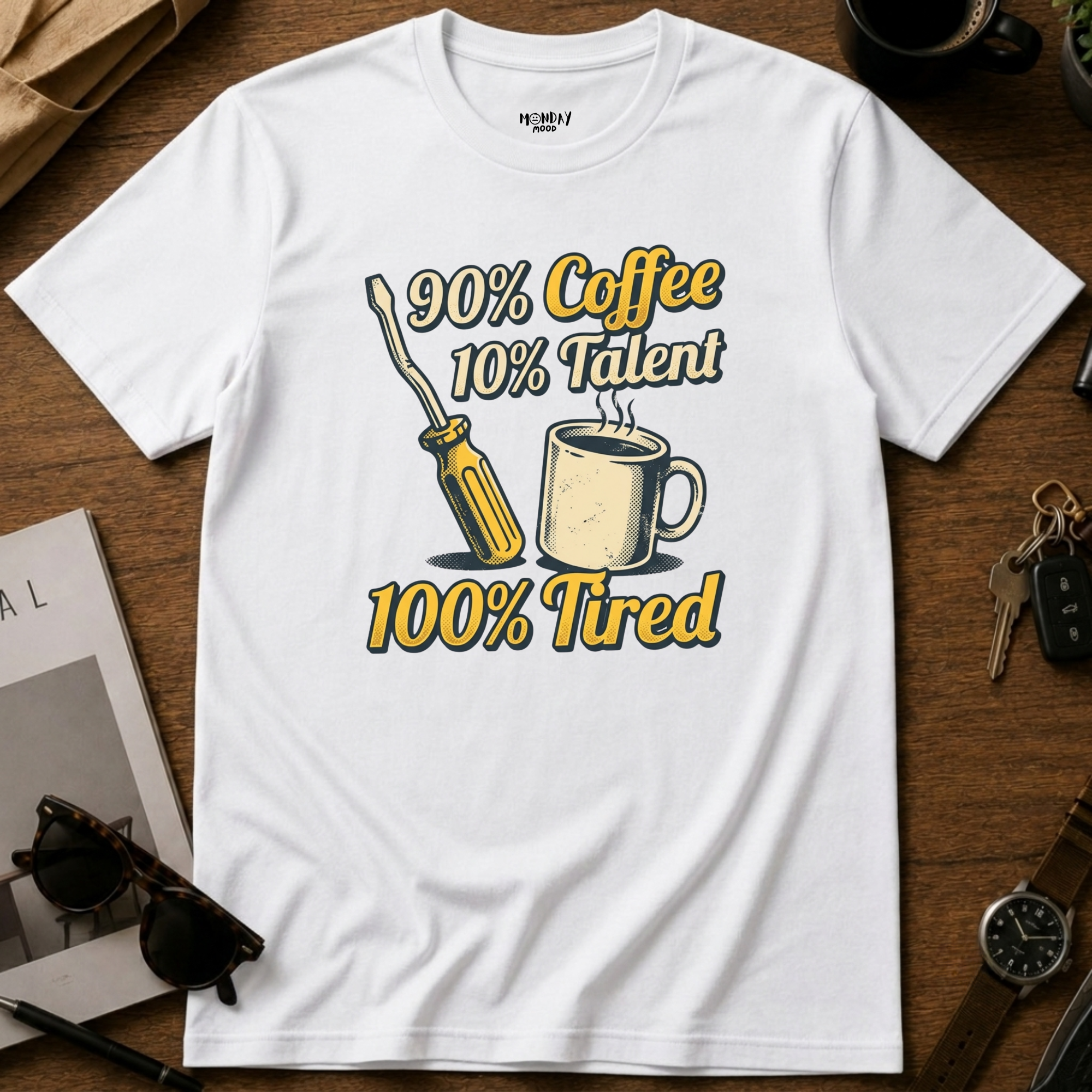 90% Coffee T-Shirt