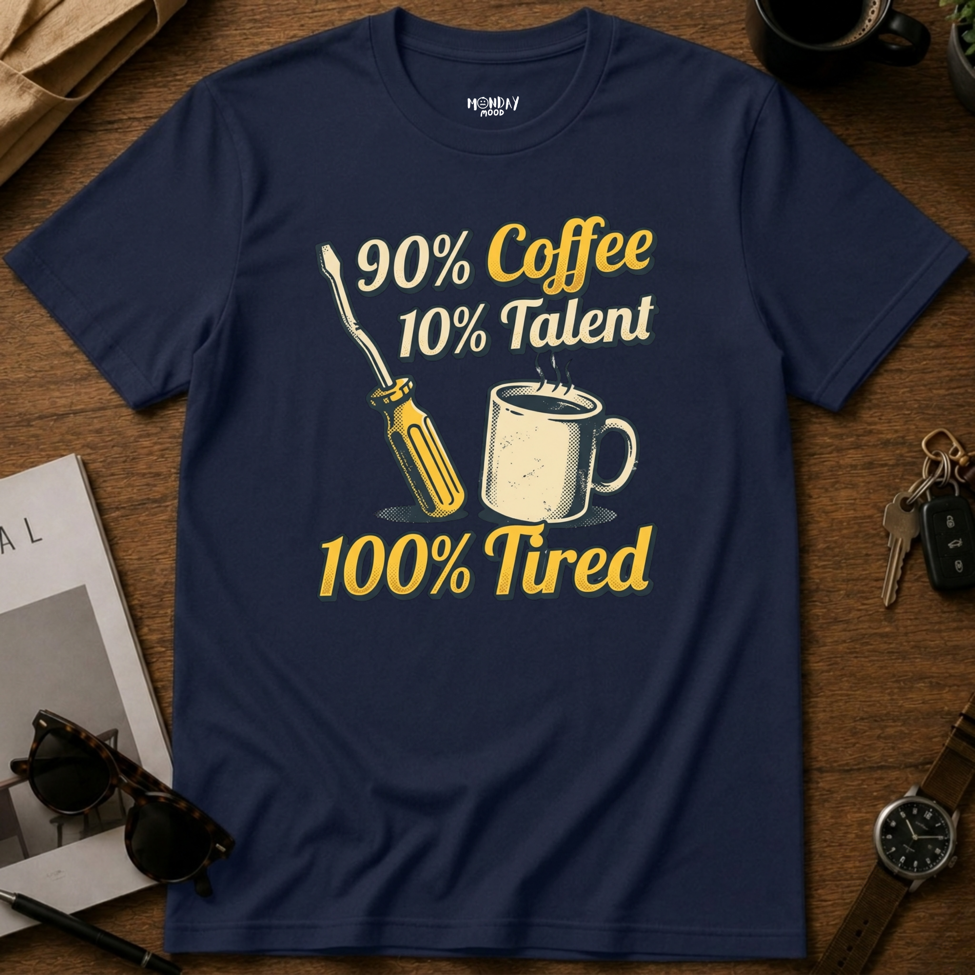 90% Coffee T-Shirt