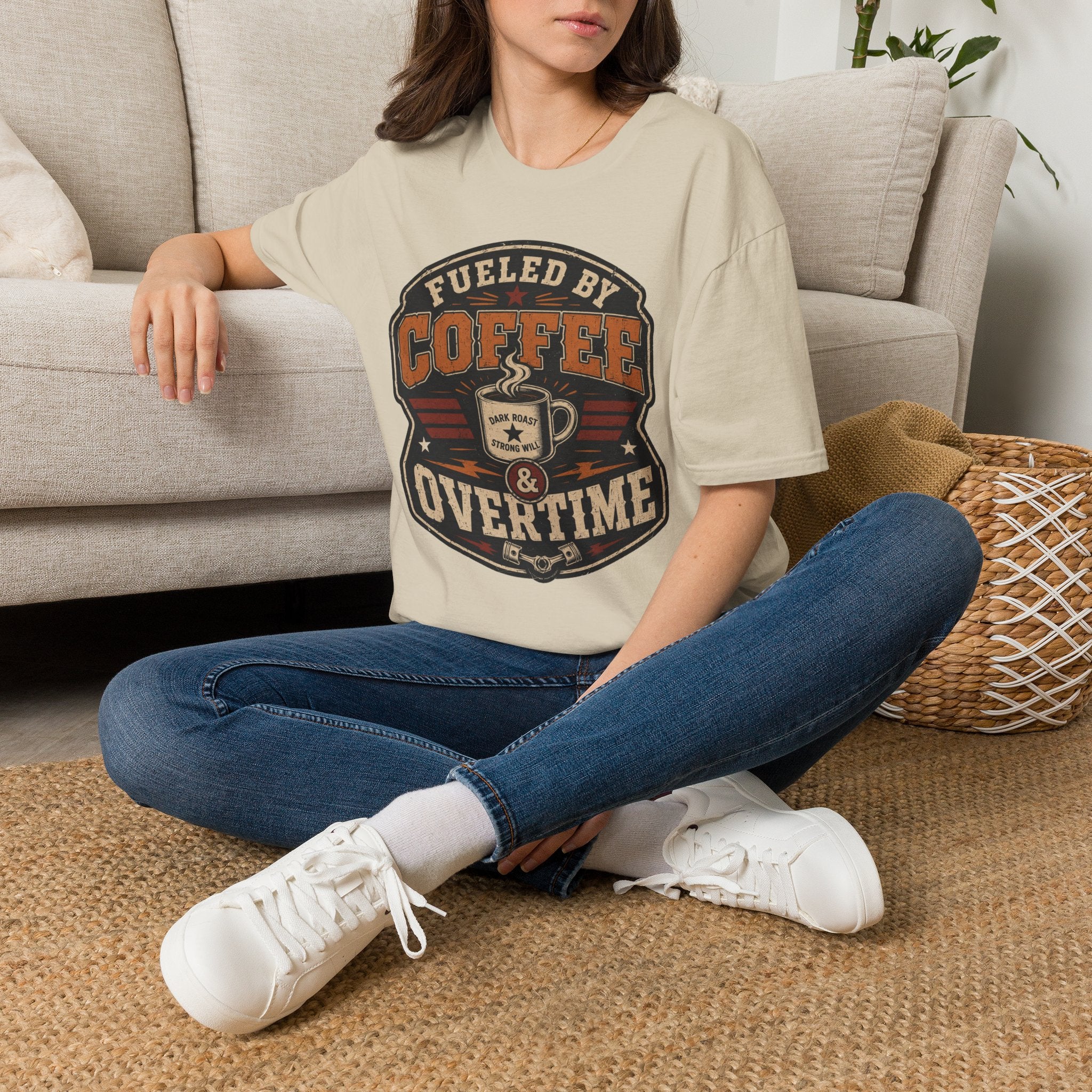 Fueled By Coffee Overtime T-Shirt