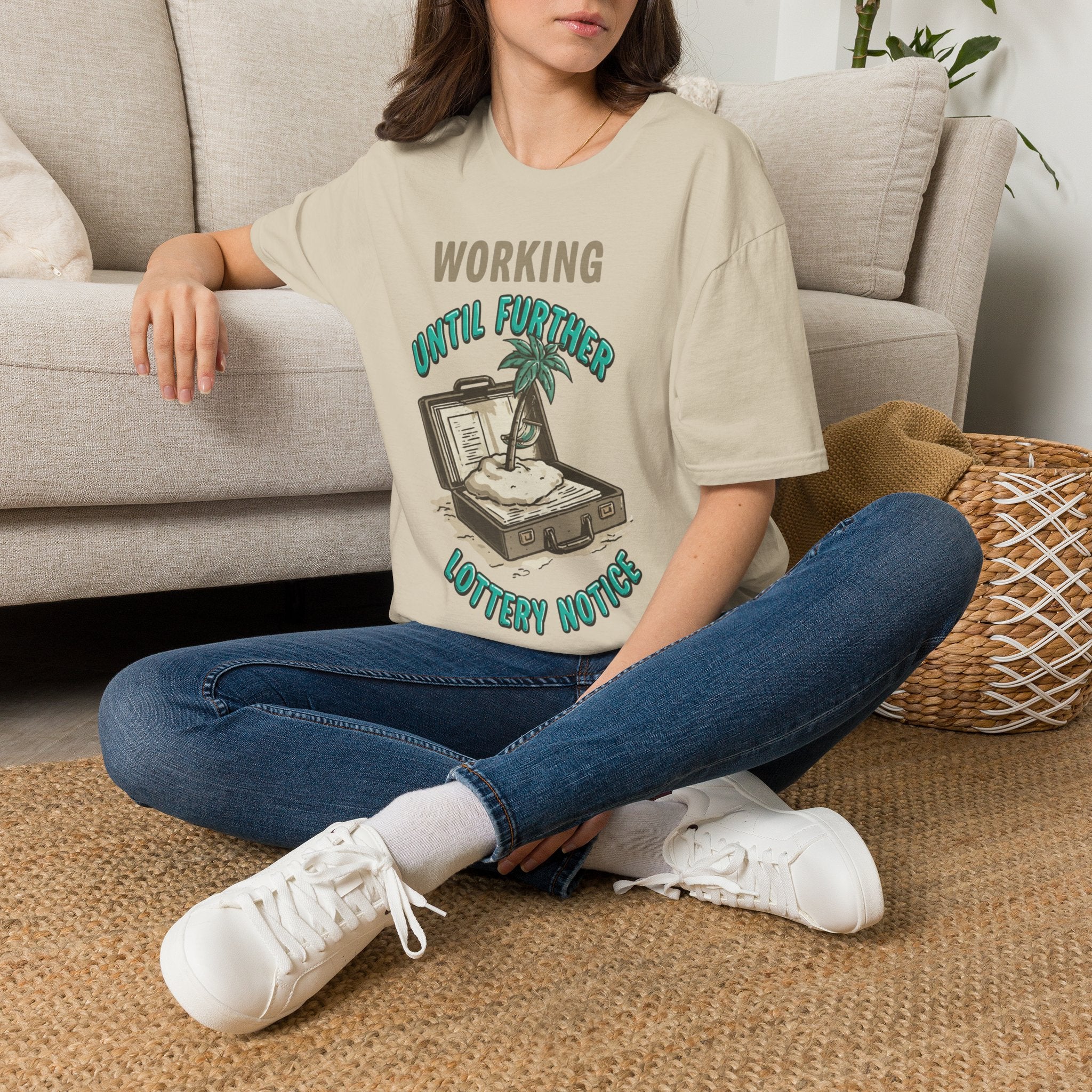 Working Until Further Lottery Notice T-Shirt