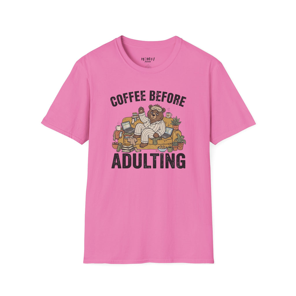 Coffee Before Adulting T-Shirt