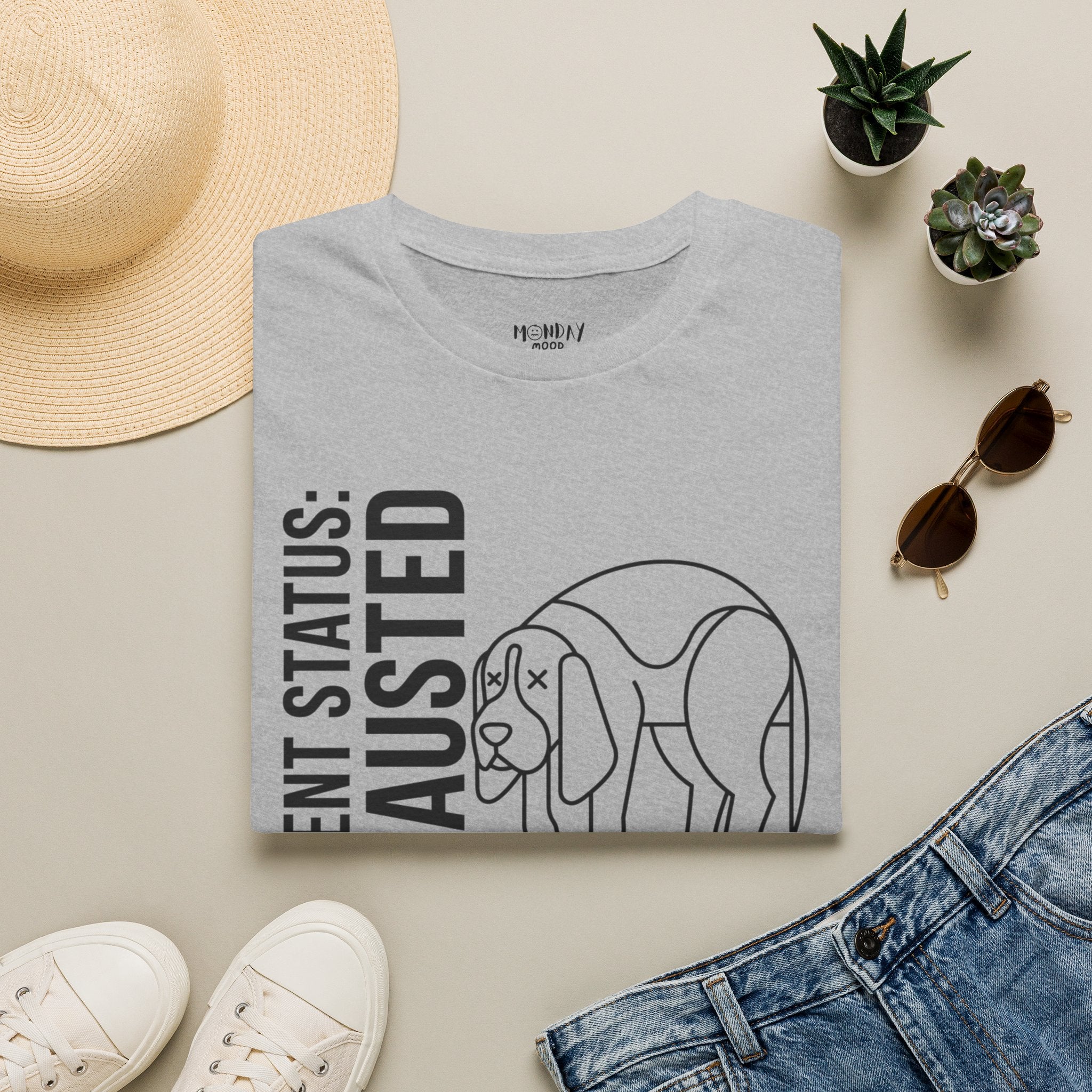 Current Status Exhausted T-Shirt