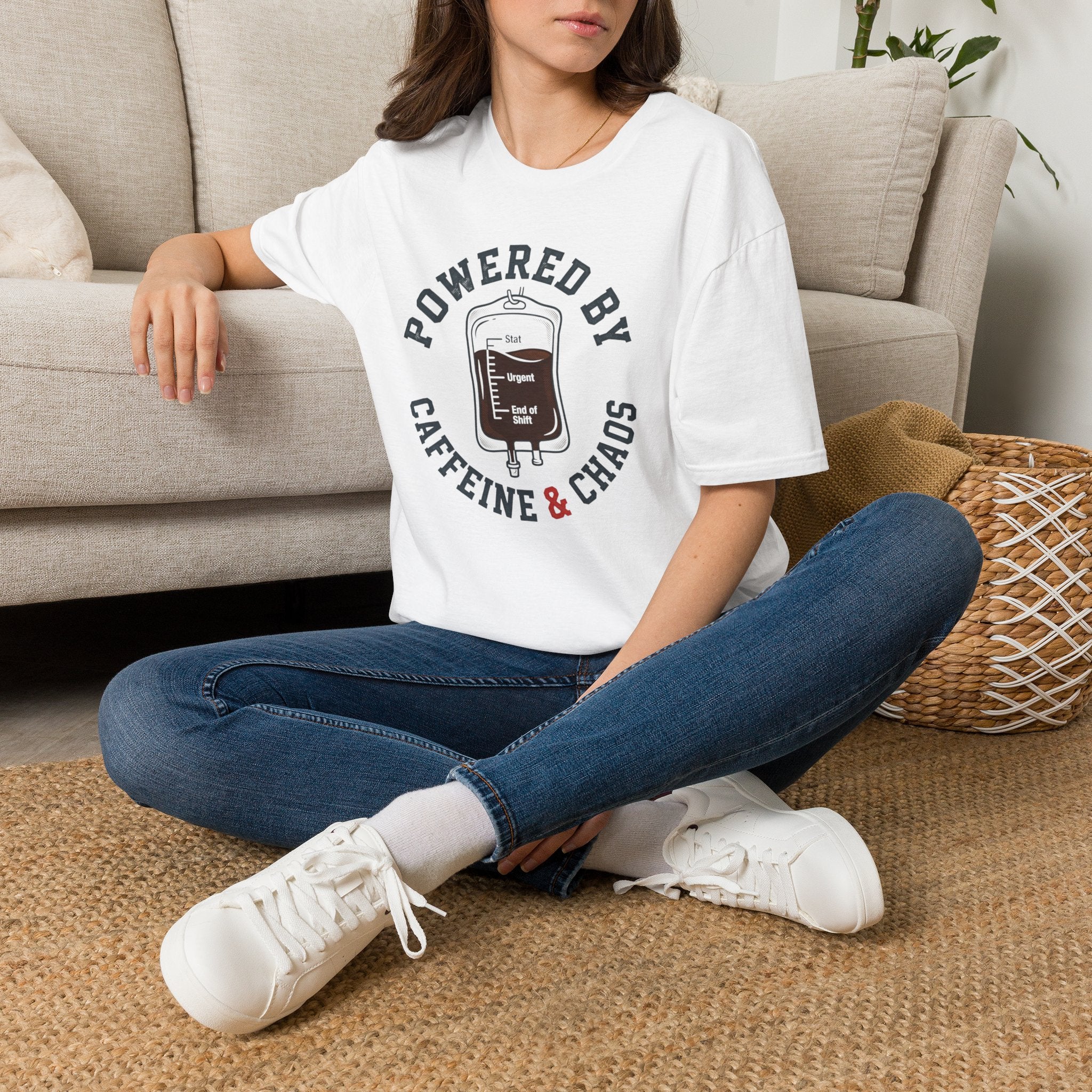Powered By Caffeine & Chaos T-Shirt