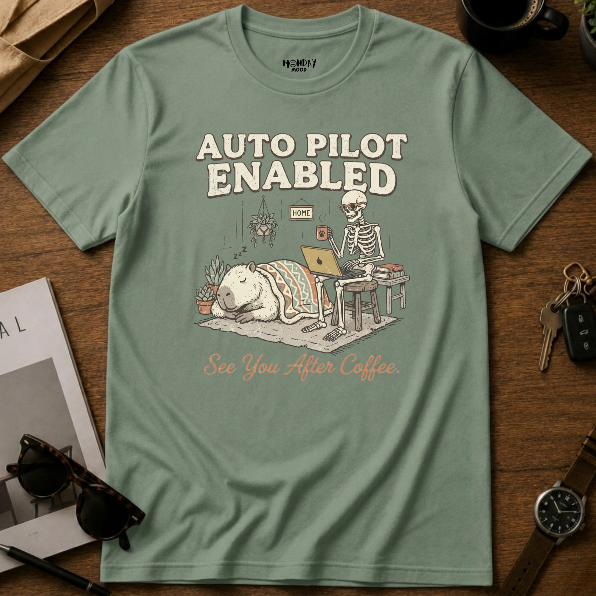 Auto Pilot Enabled T-Shirt