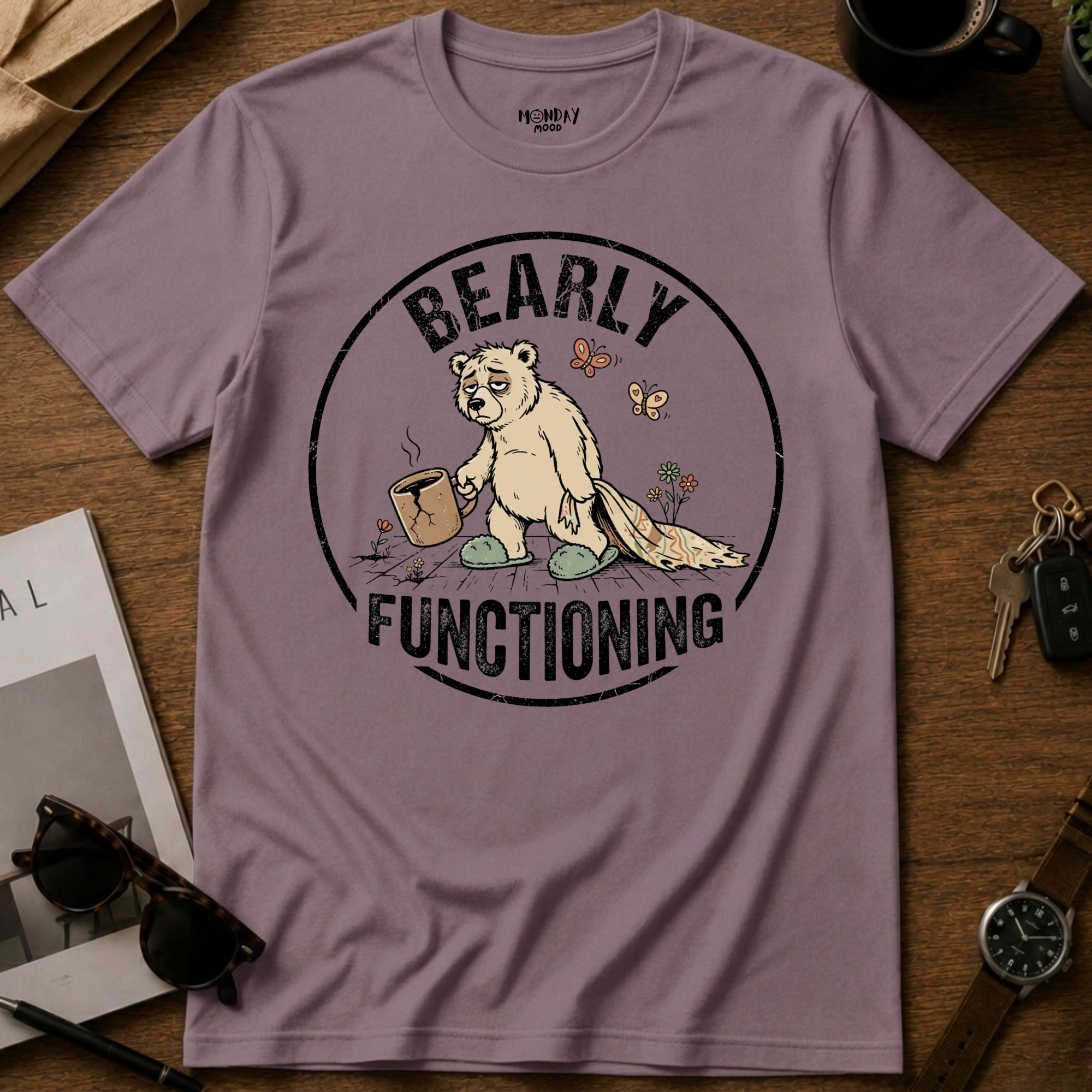 Bearly Functioning T-Shirt