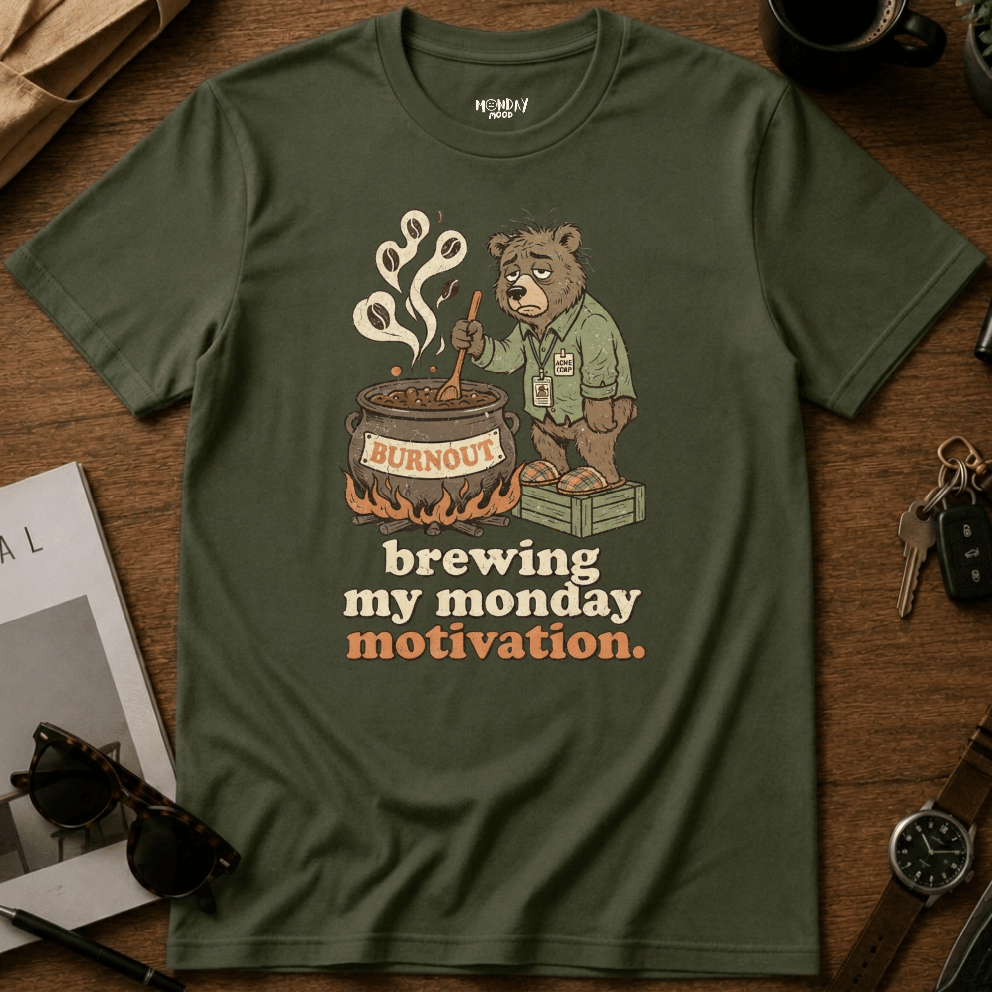 Brewing My Monday T-Shirt