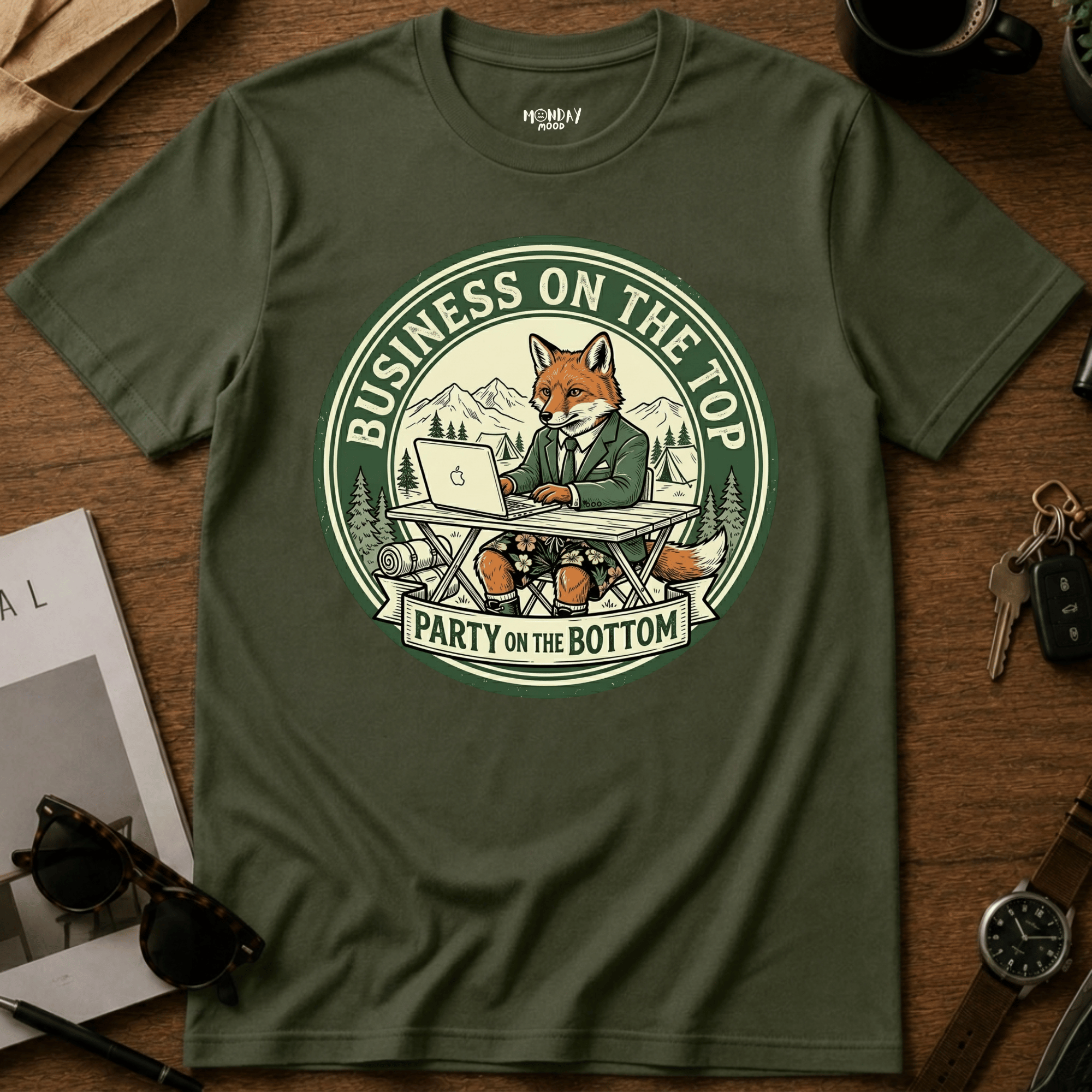 Business On The Top T-Shirt