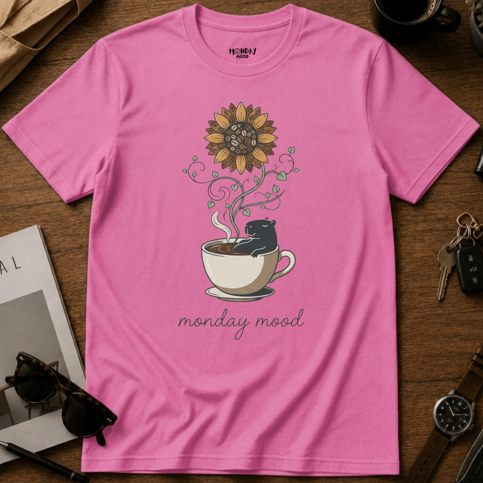 Capybara Monday Mood T-Shirt