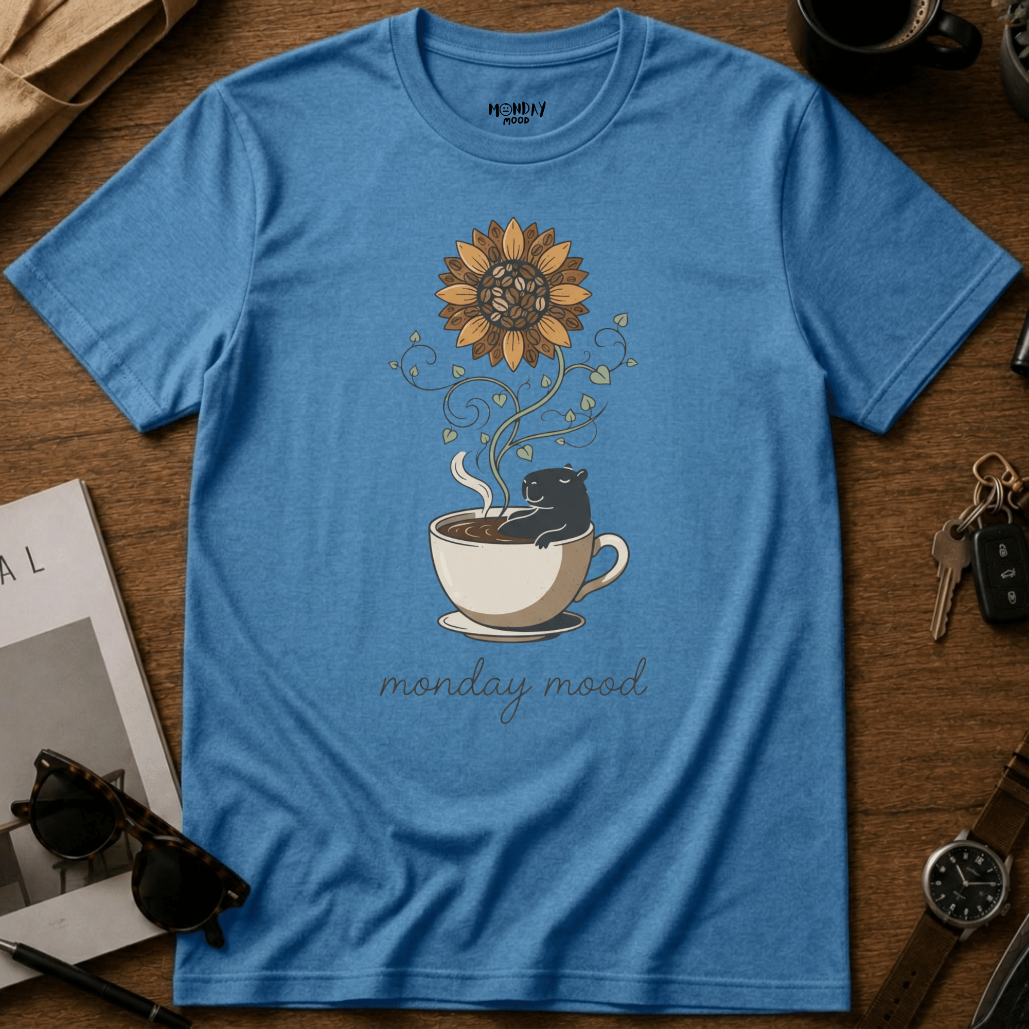 Capybara Monday Mood T-Shirt