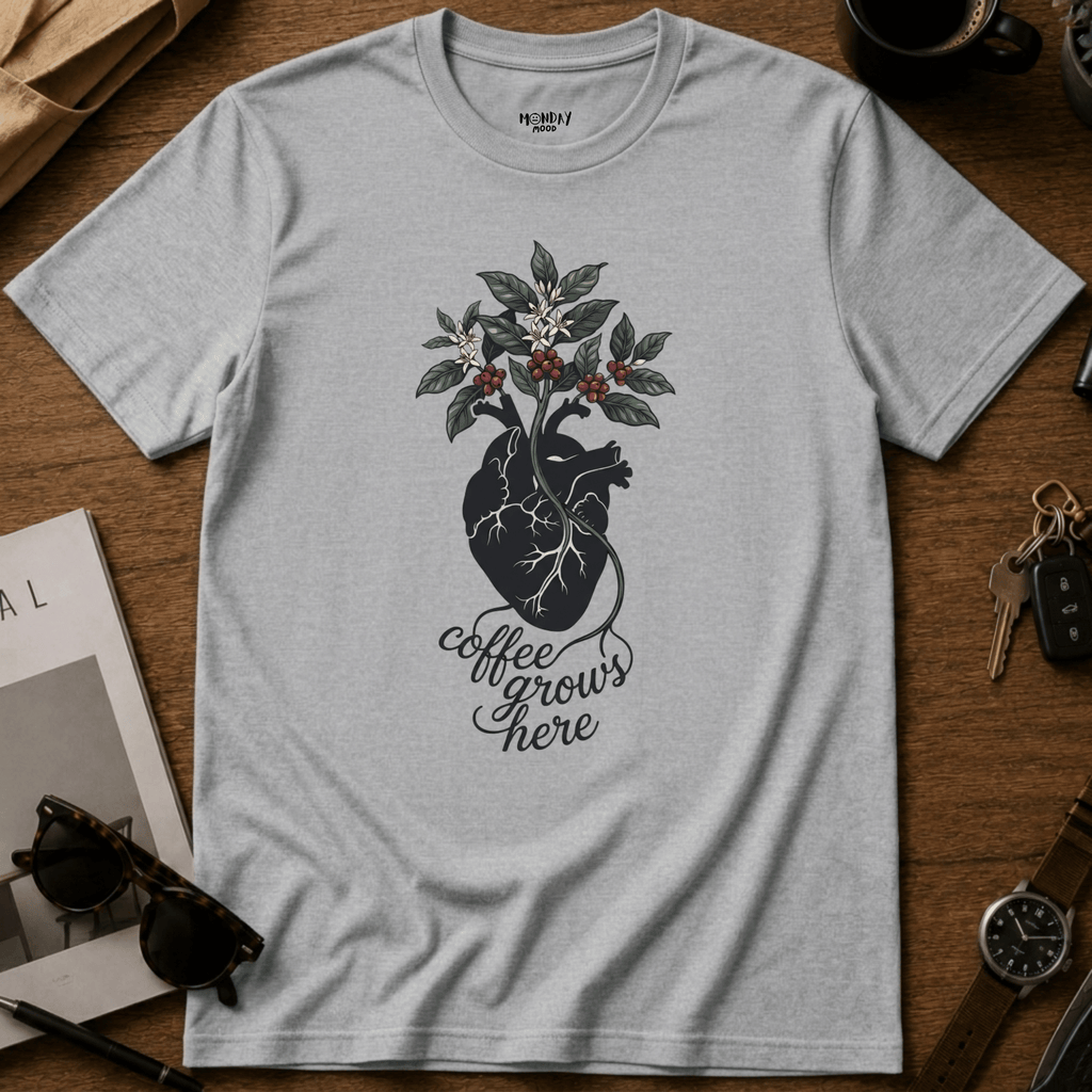 Coffee Grows Here T-Shirt