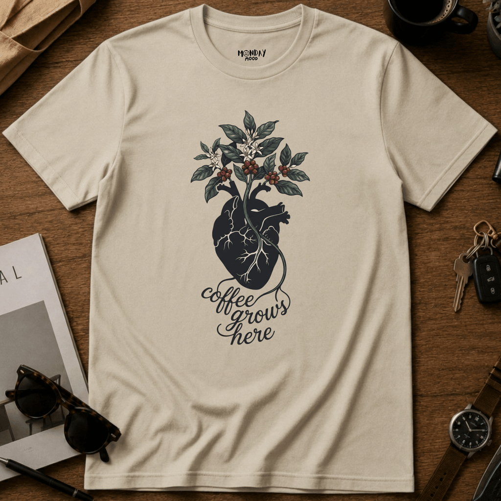Coffee Grows Here T-Shirt