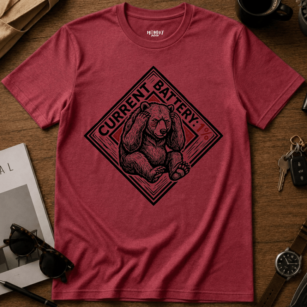 Current Battery 1% T-Shirt