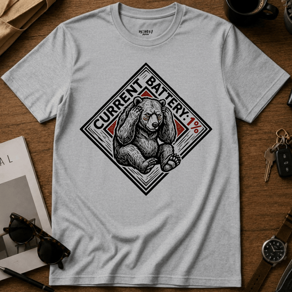 Current Battery 1% T-Shirt