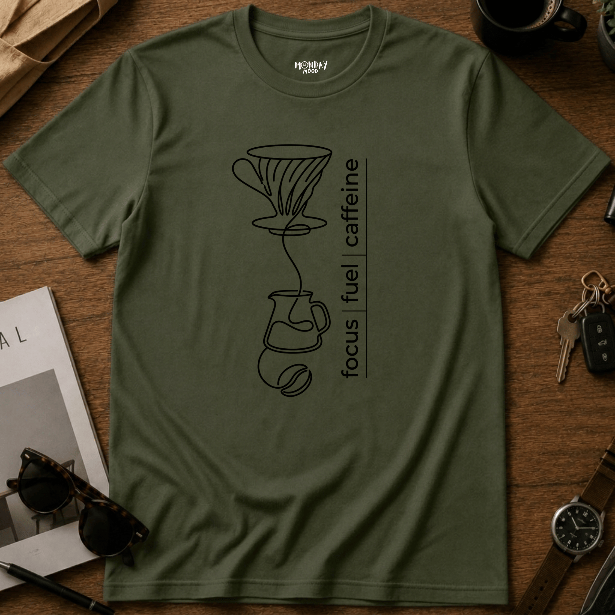 Focus Fuel Caffeine T-Shirt