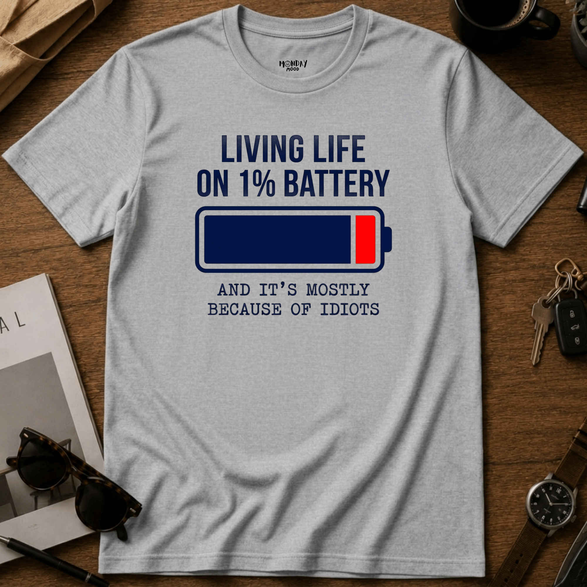 1% Battery T-Shirt