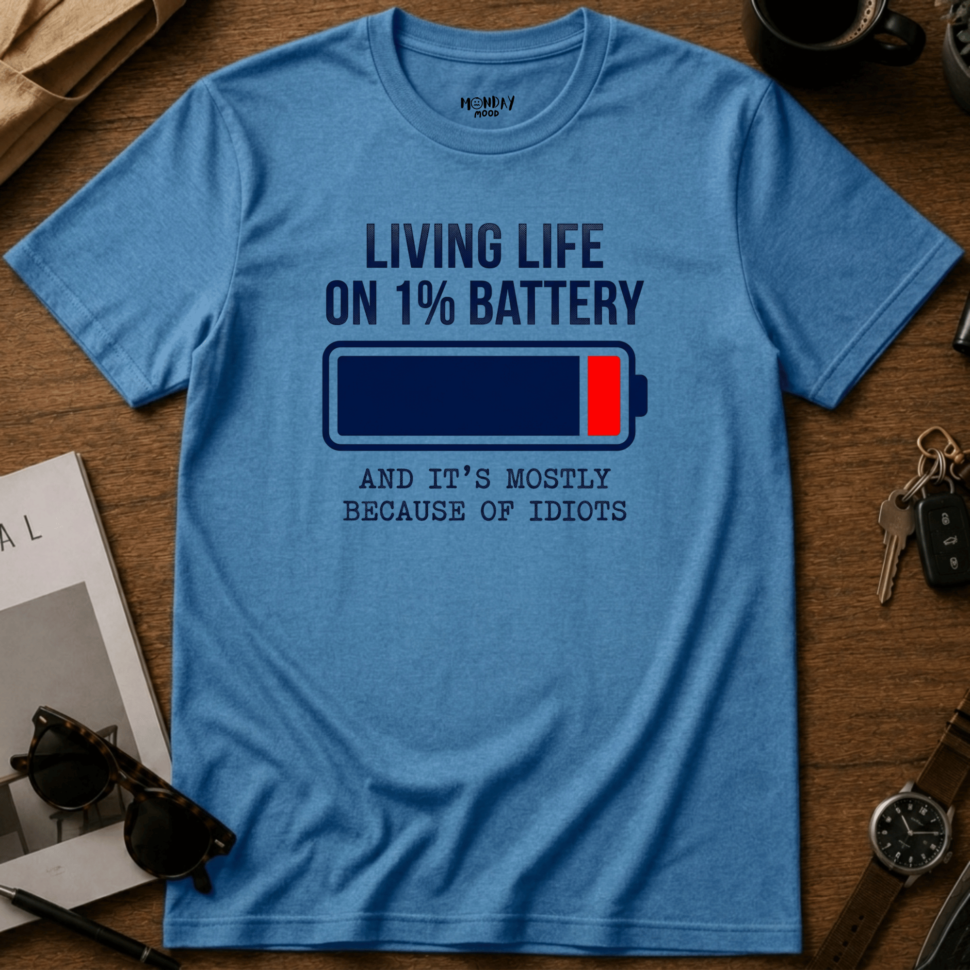 1% Battery T-Shirt