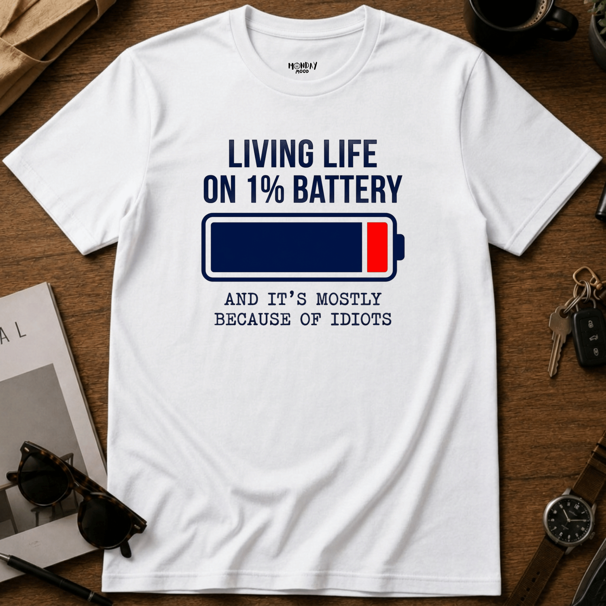 1% Battery T-Shirt