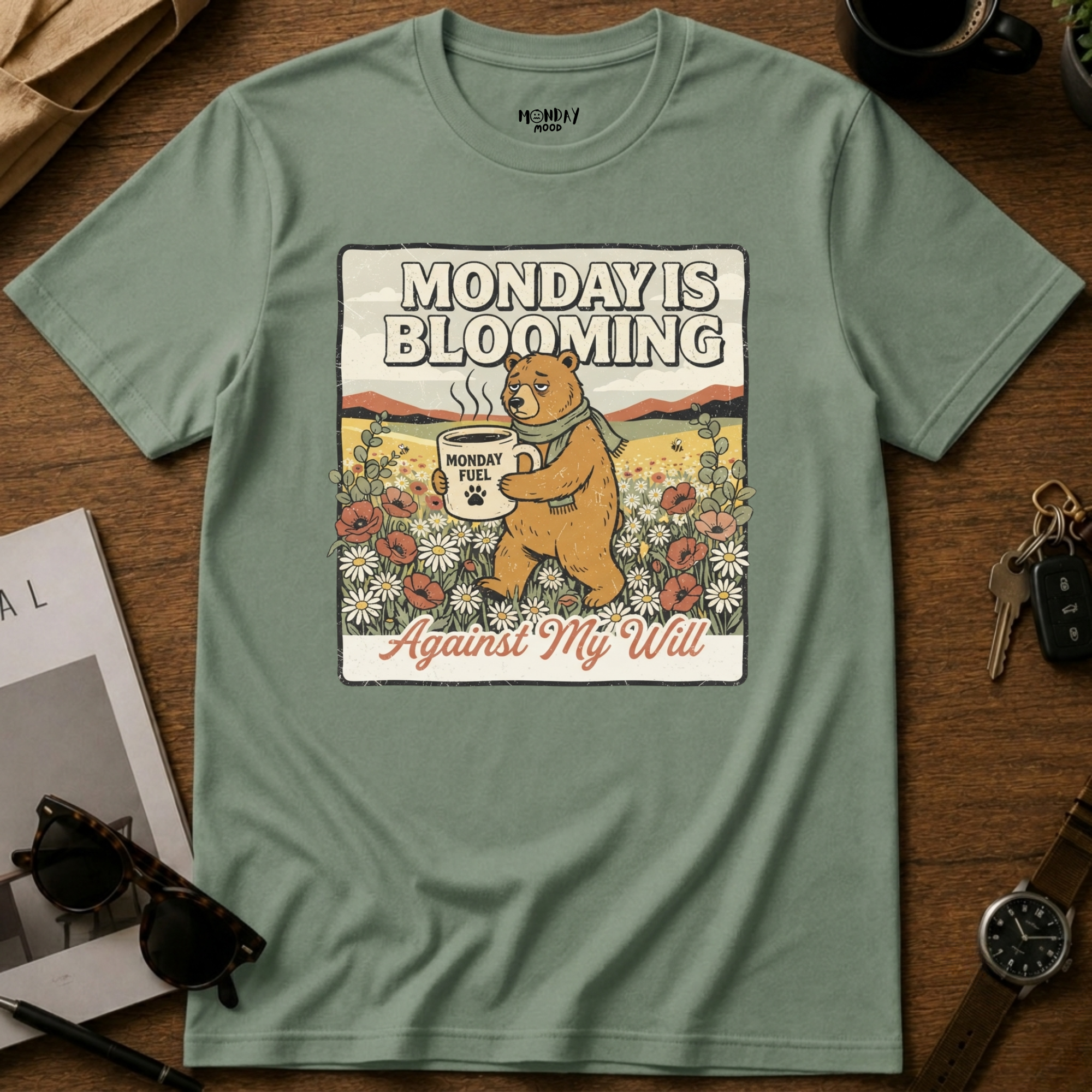 Monday Is Blooming T-Shirt