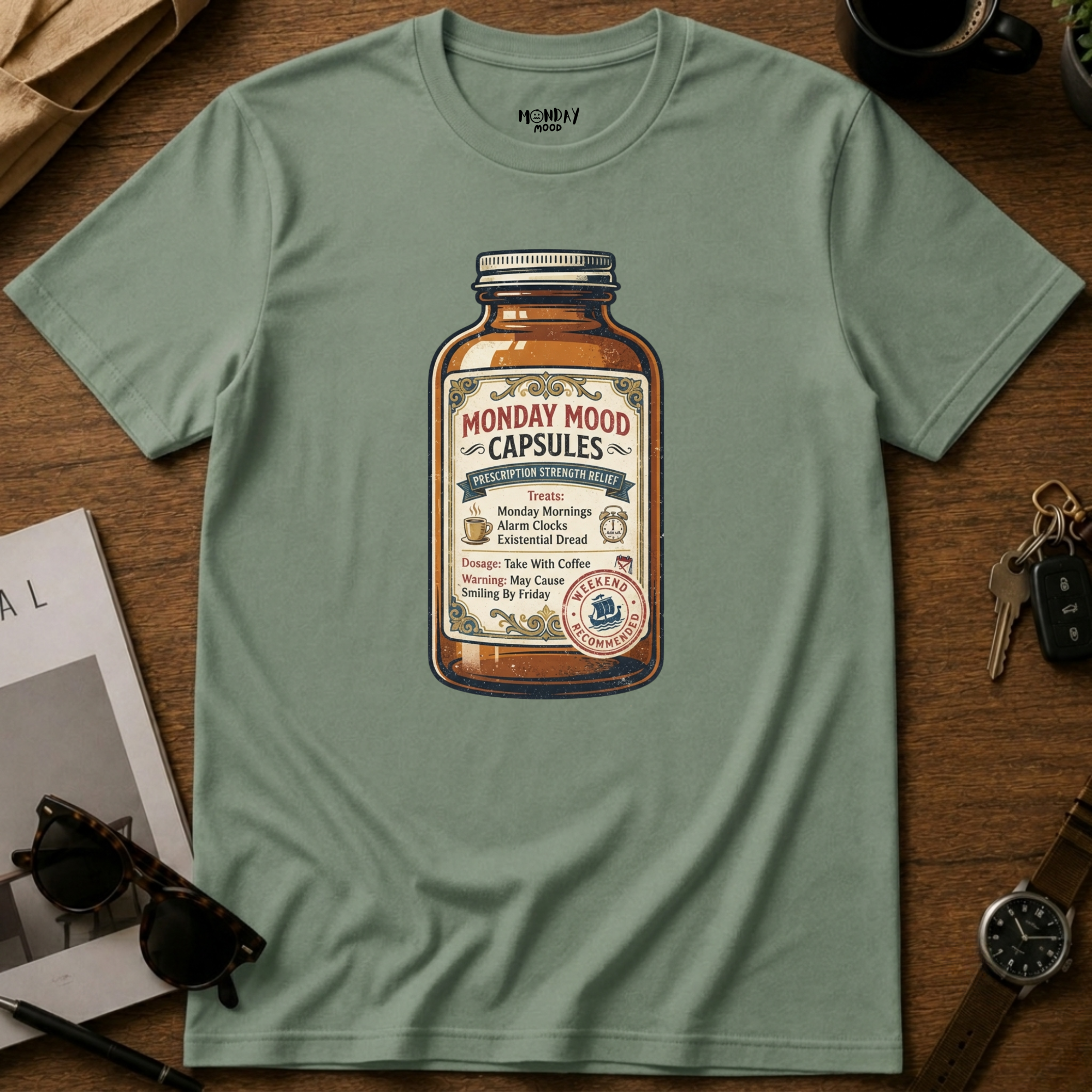 Monday mood capsules T-Shirt