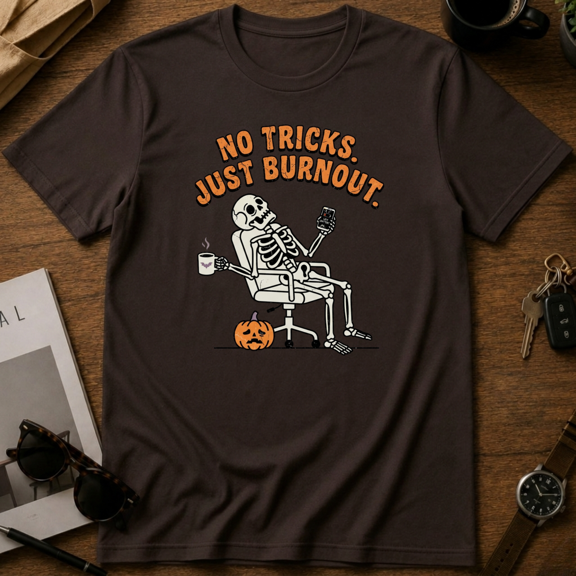 No tricks just burnout