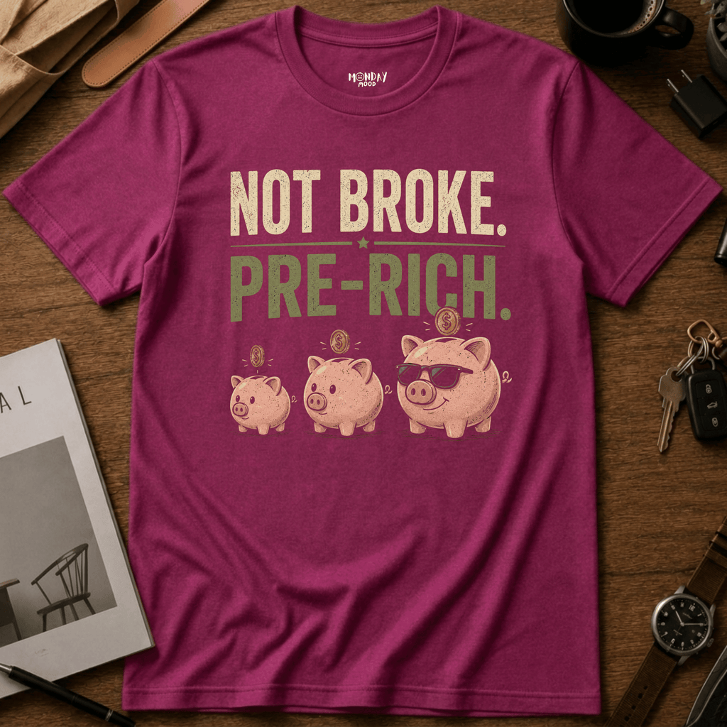 Pre-Rich Piggy Bank T-Shirt