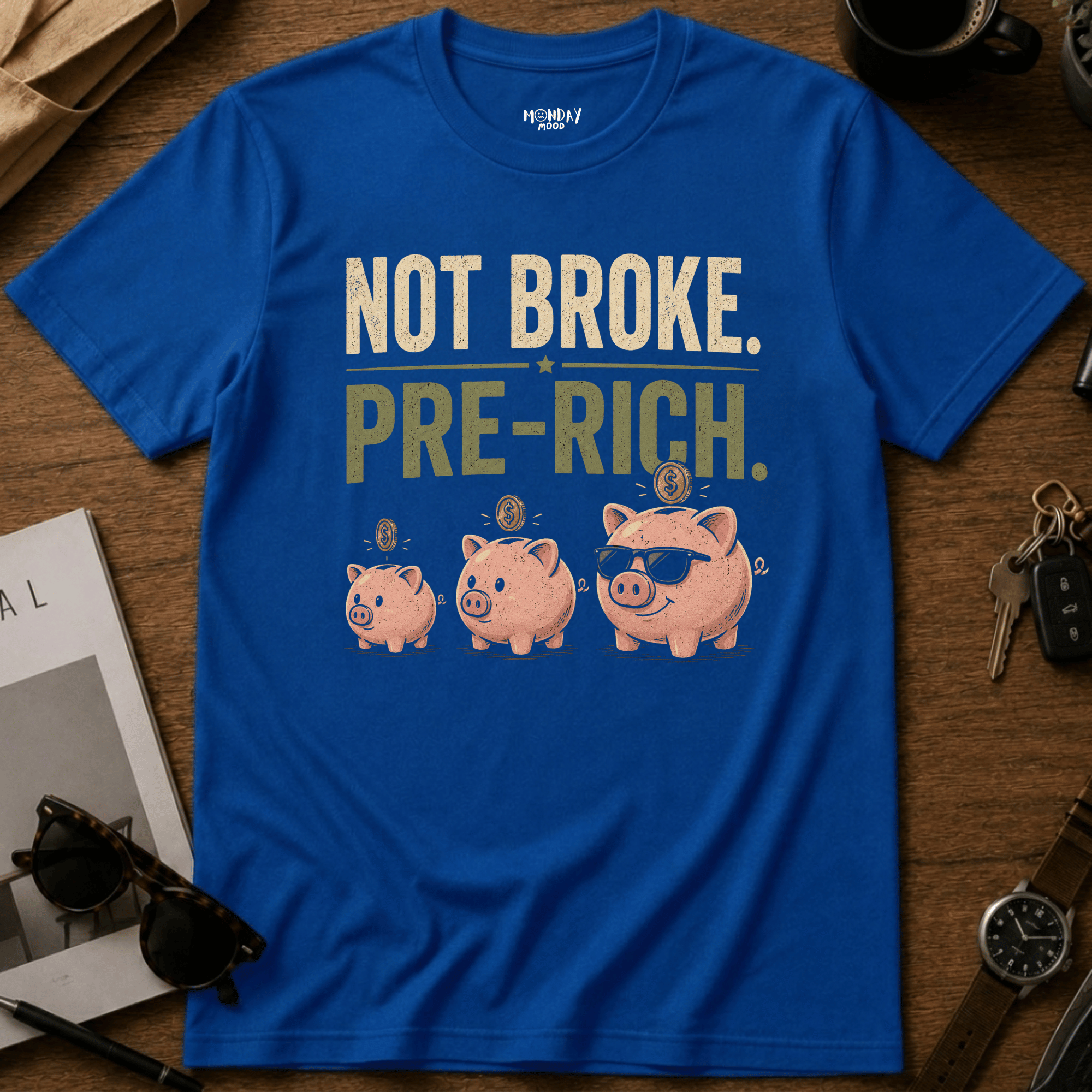 Pre-Rich Piggy Bank T-Shirt