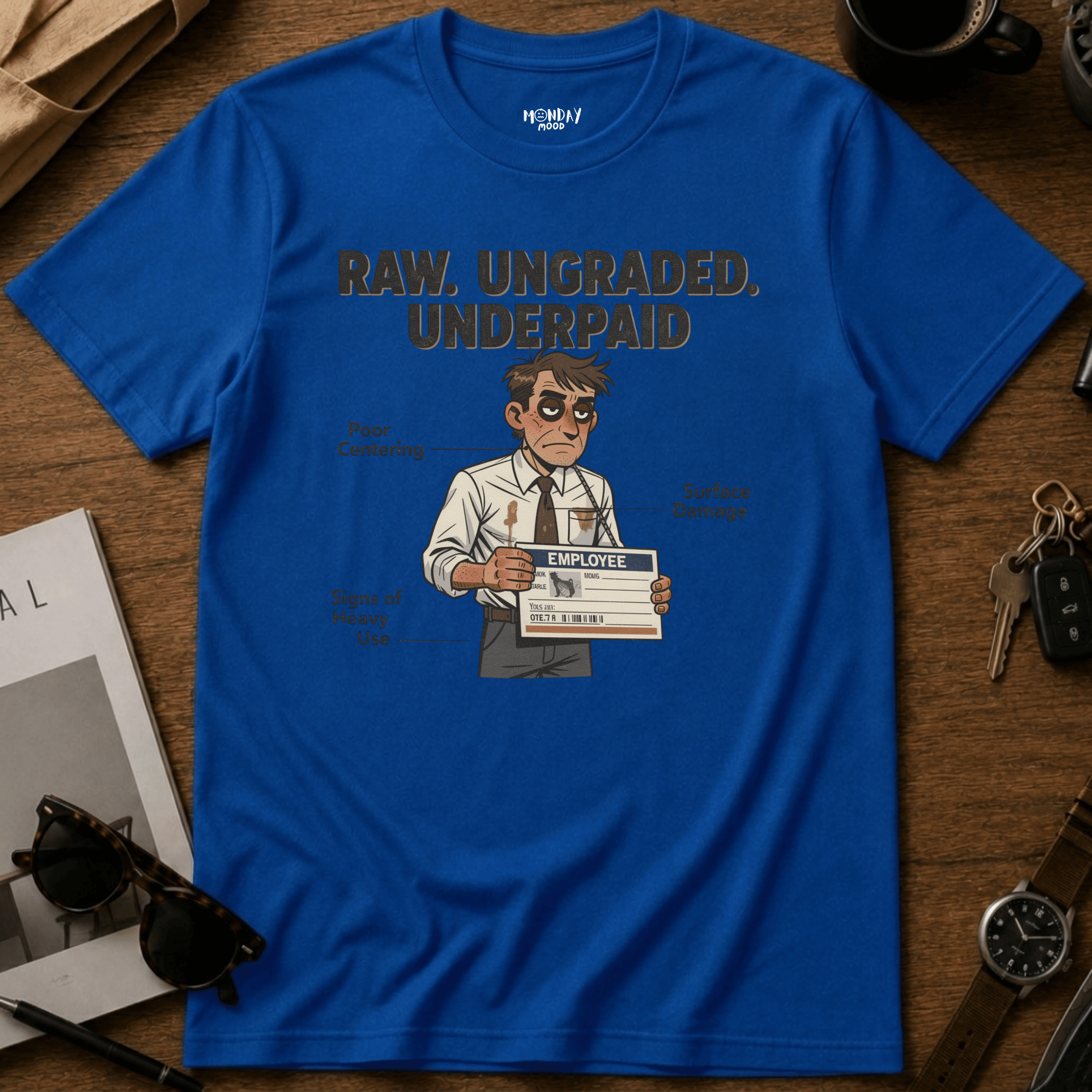 Raw Ungraded Underpaid T-Shirt