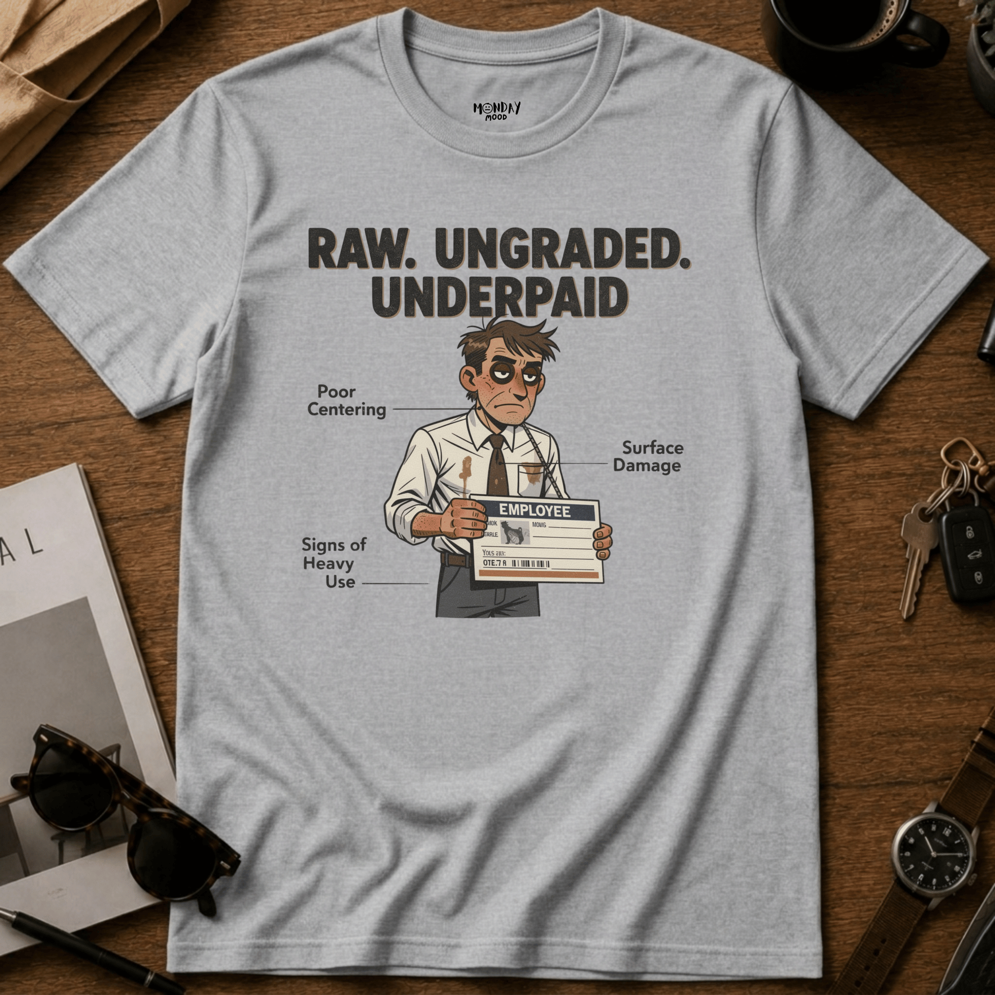 Raw Ungraded Underpaid T-Shirt