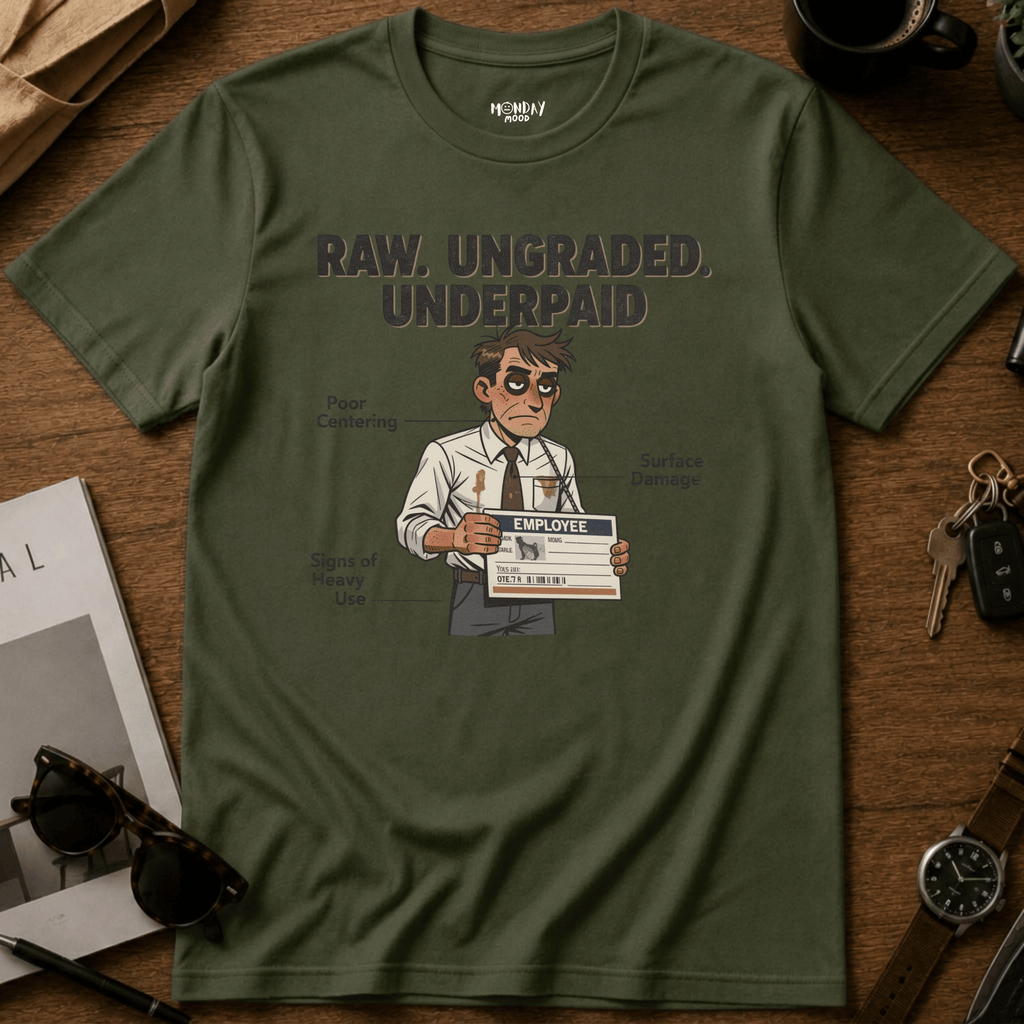 Raw Ungraded Underpaid T-Shirt