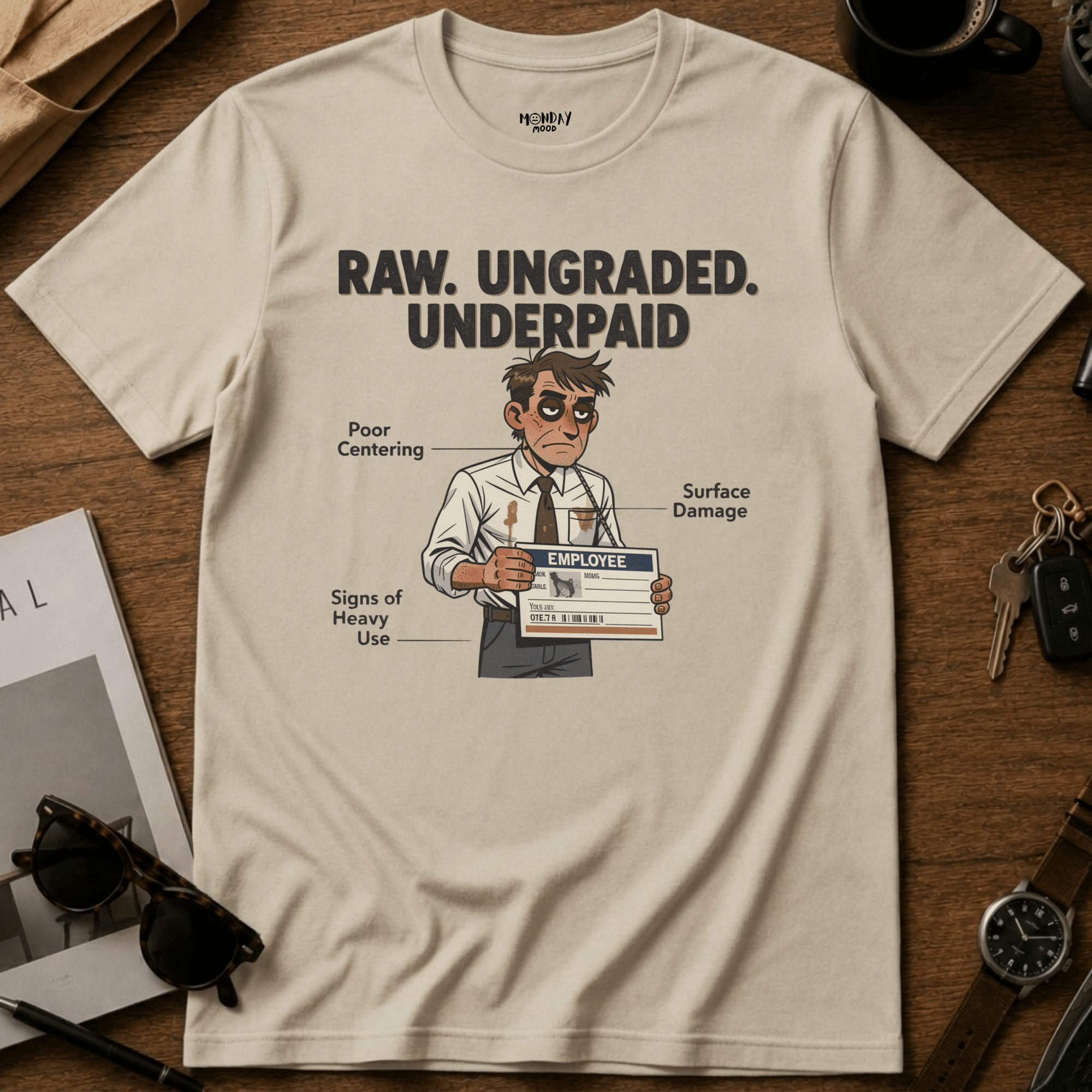 Raw Ungraded Underpaid T-Shirt