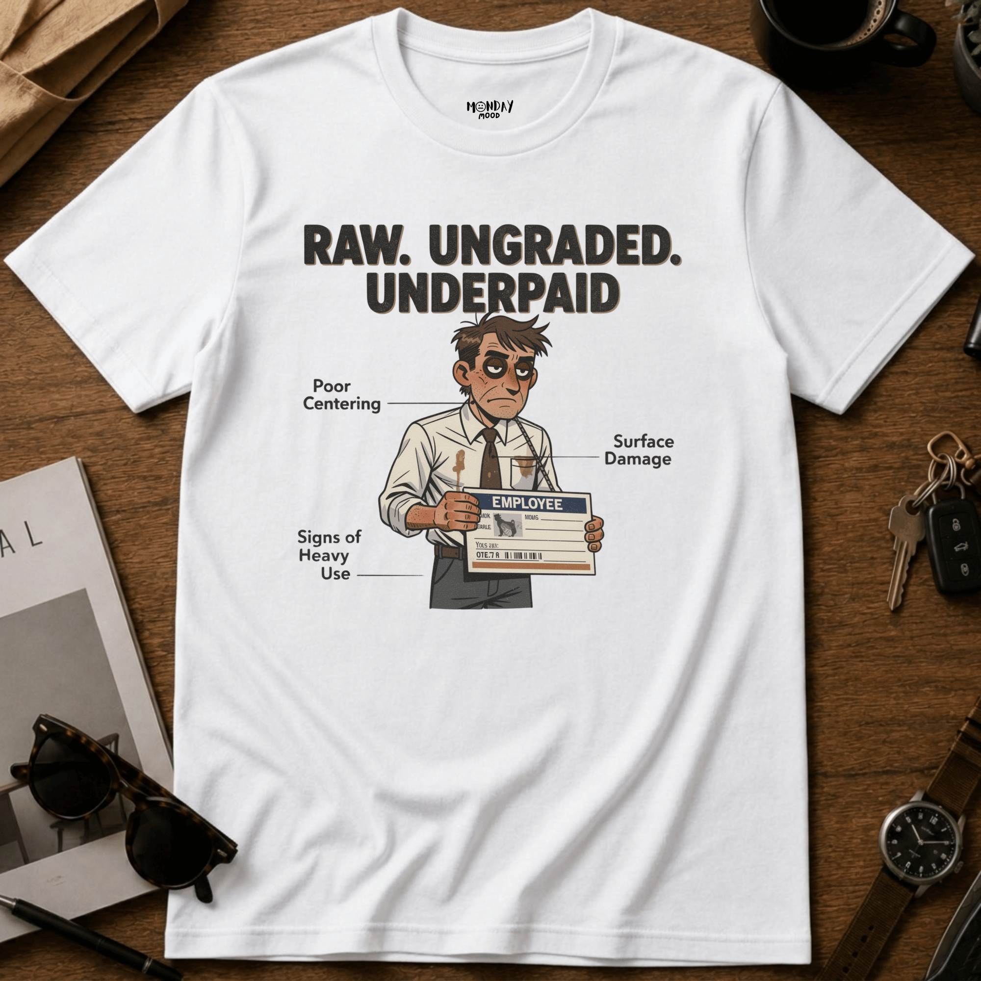 Raw Ungraded Underpaid T-Shirt